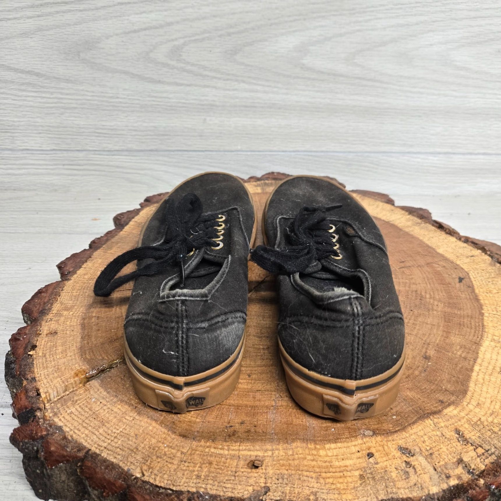 Vans VANS Authentic Unisex Adults Sneakers Black Brown US Women’s 8 - Men's 6.5 Size US 8 / IT 38 - 4 Thumbnail