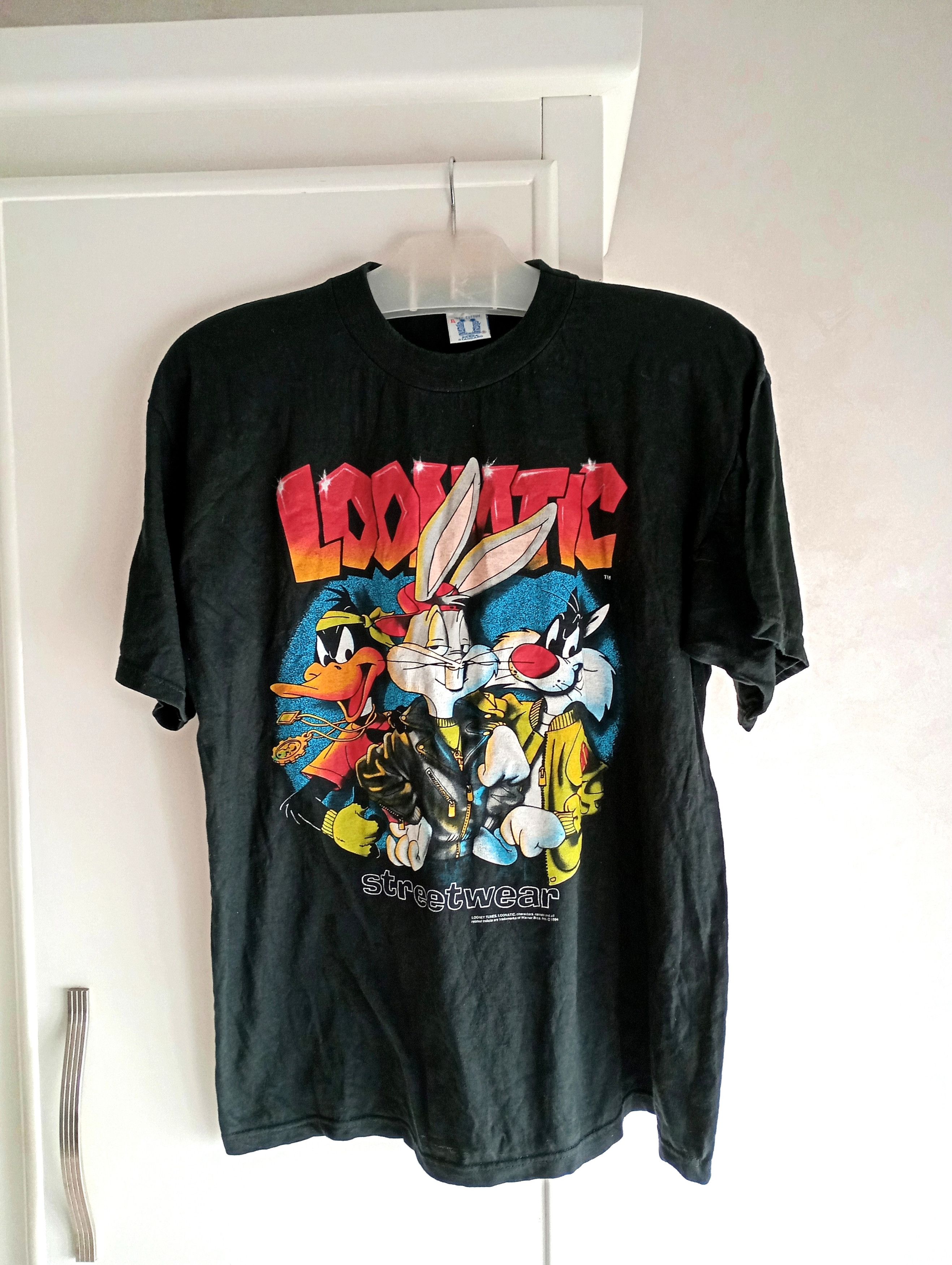 Cartoon Network × Vintage × Warner Bros Looney Tunes 1994 Loonatic single stitch vintage tshirt Size US XL / EU 56 / 4 - 1 Thumbnail