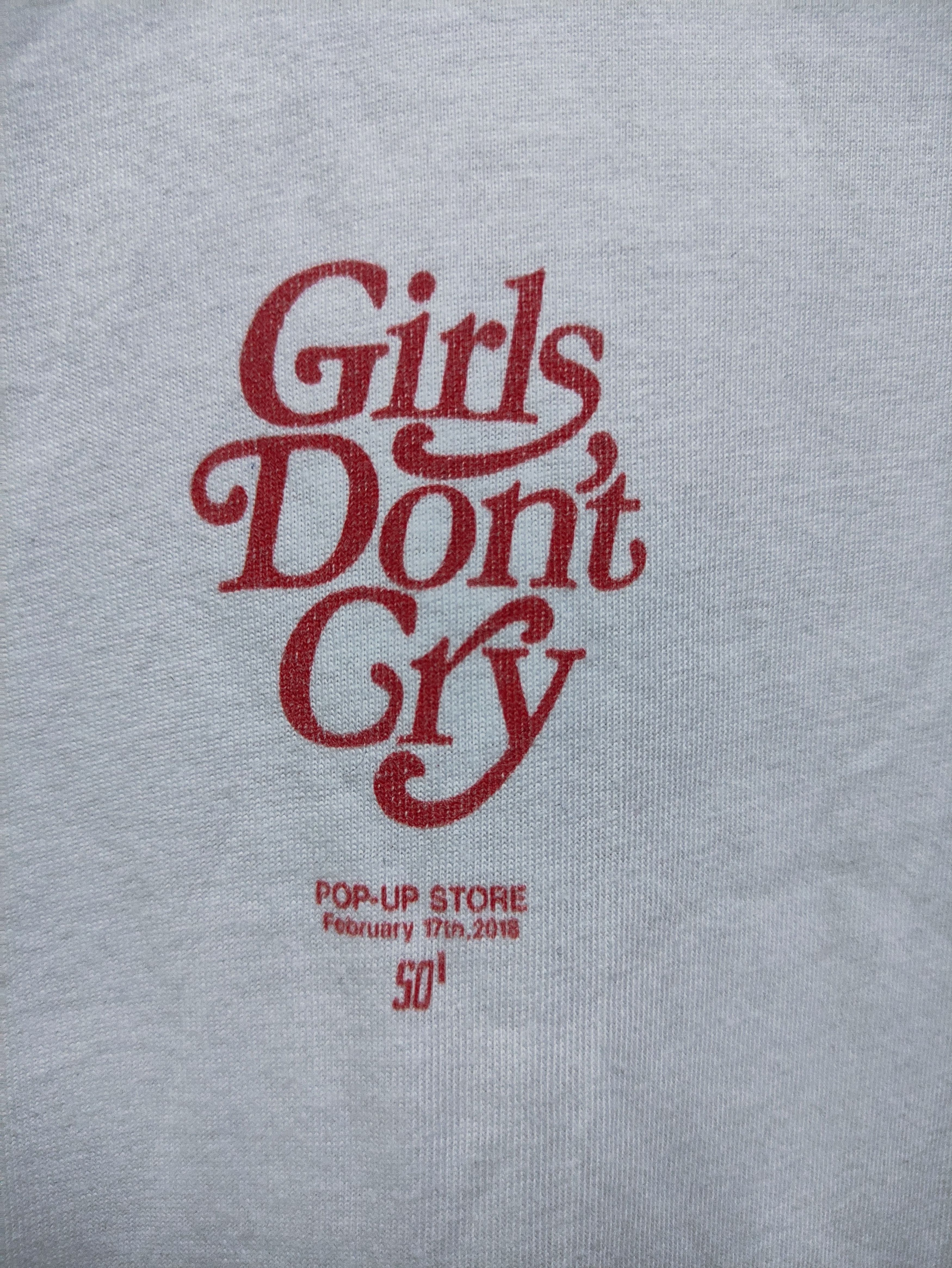 Girls Don't Cry GIRLS DON'T CRY 2018 pop-up store verdy rare tee Size US L / EU 52-54 / 3 - 1 Thumbnail