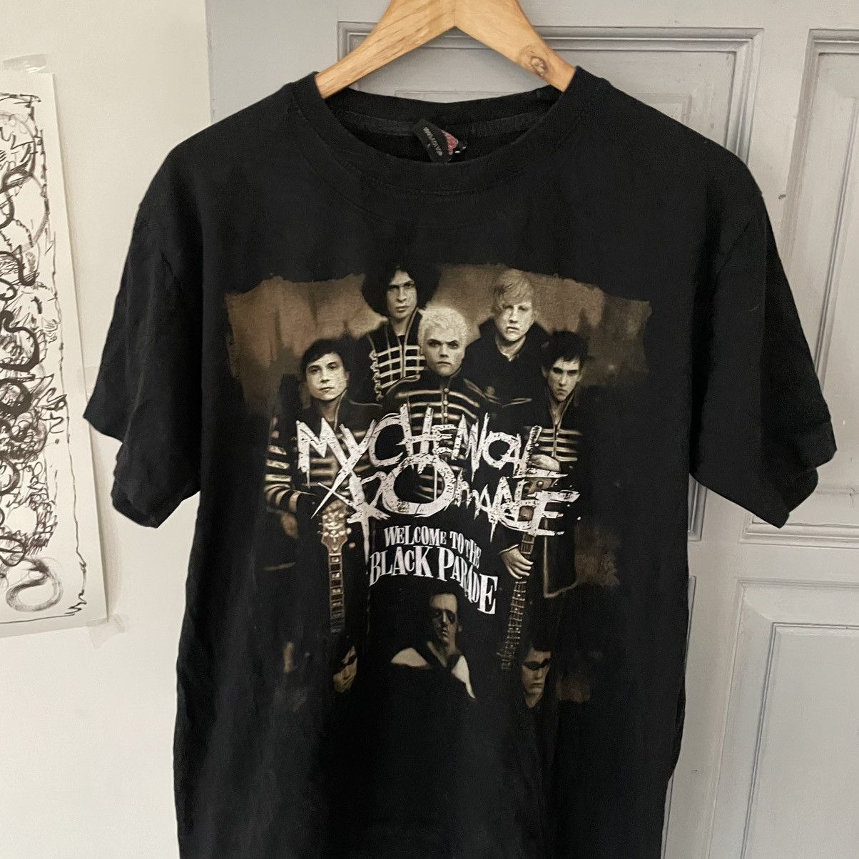 Band Tees × Vintage My Chemical Romance 00’s Emo Punk Band Photo Print T-shirt Size US L / EU 52-54 / 3 - 4 Thumbnail