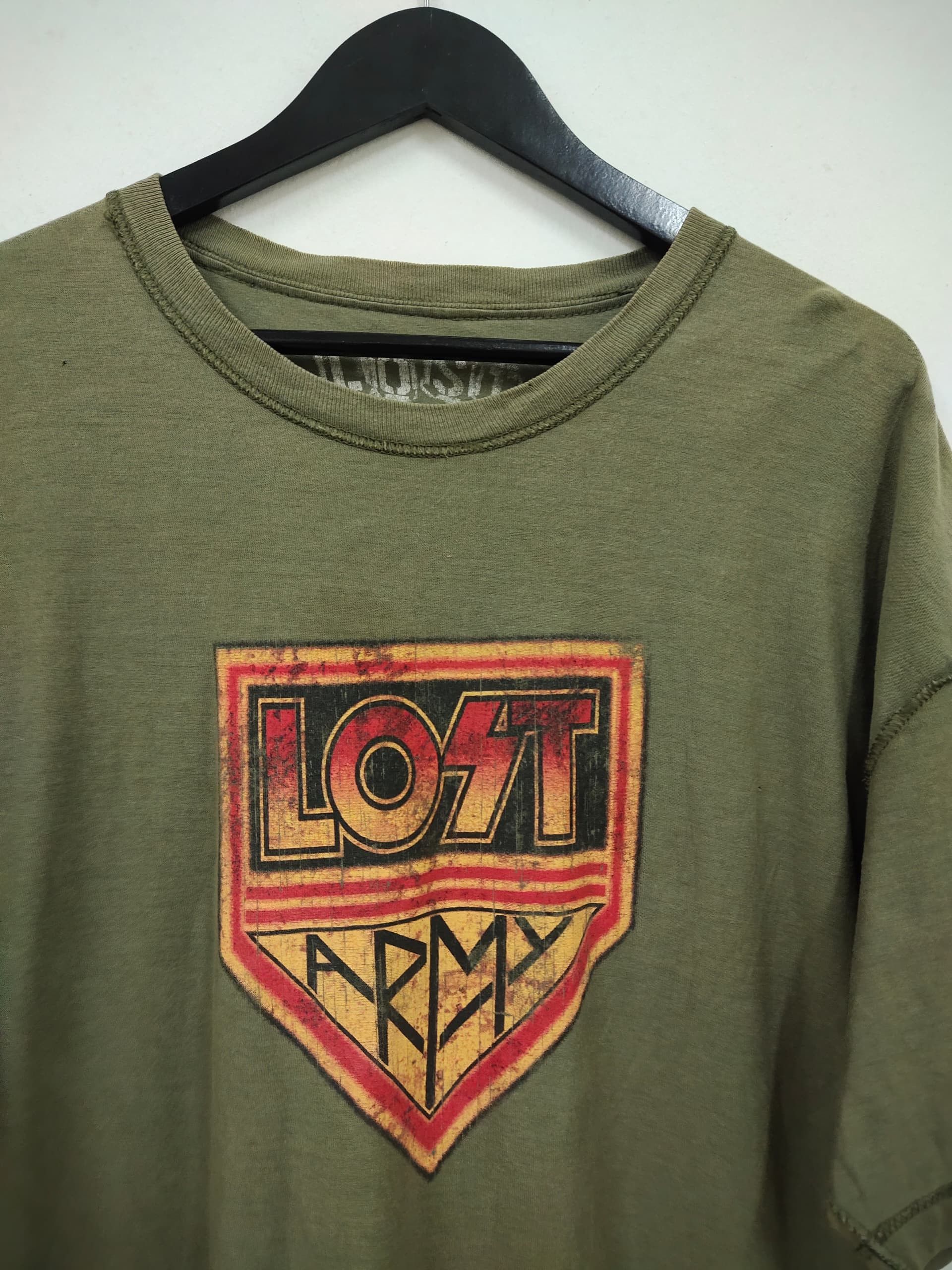Lost Enterprises Vtg Lost Skateboard X Kiss Army band t shirt Size US XL / EU 56 / 4 - 2 Thumbnail