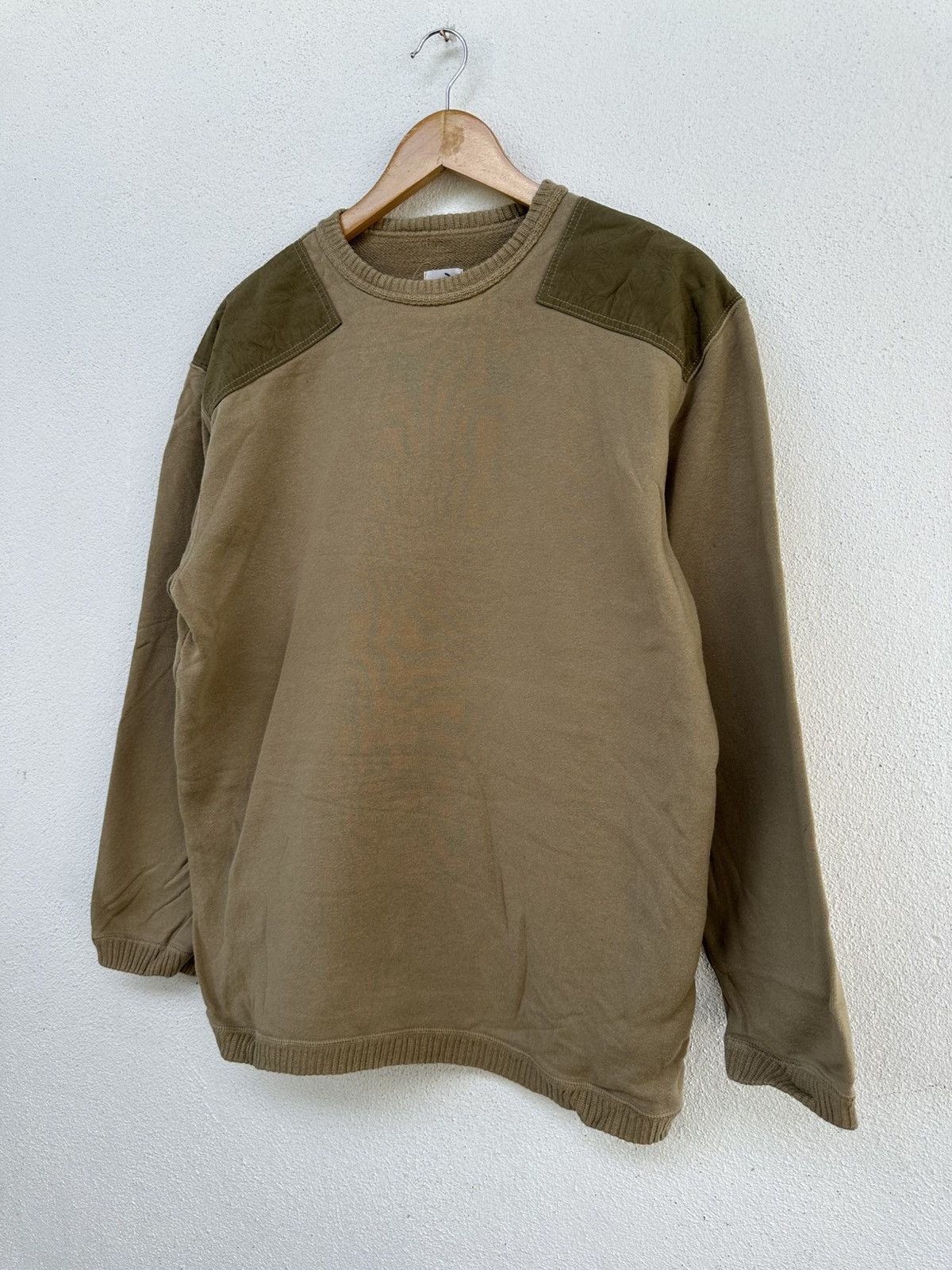 Hai Sporting Gear × Issey Miyake × Japanese Brand Hai Sporting Gear by Issey Miyake Army Patch Sweatshirt Size US L / EU 52-54 / 3 - 3 Thumbnail