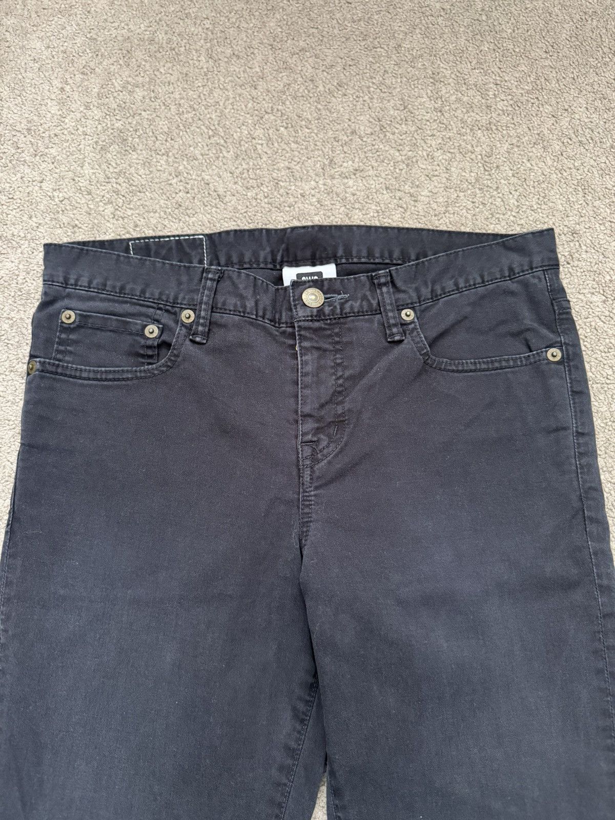 Swagger Swagger Knee Slit Skinny Black Denim Jeans Size US 28 / EU 44 - 5 Thumbnail