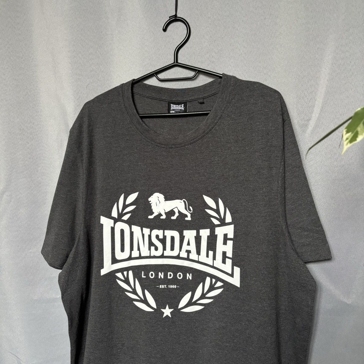 Lonsdale Lonsdale tee t-shirt big logo grey sportswear streetwear Size US XXL / EU 58 / 5 - 2 Thumbnail