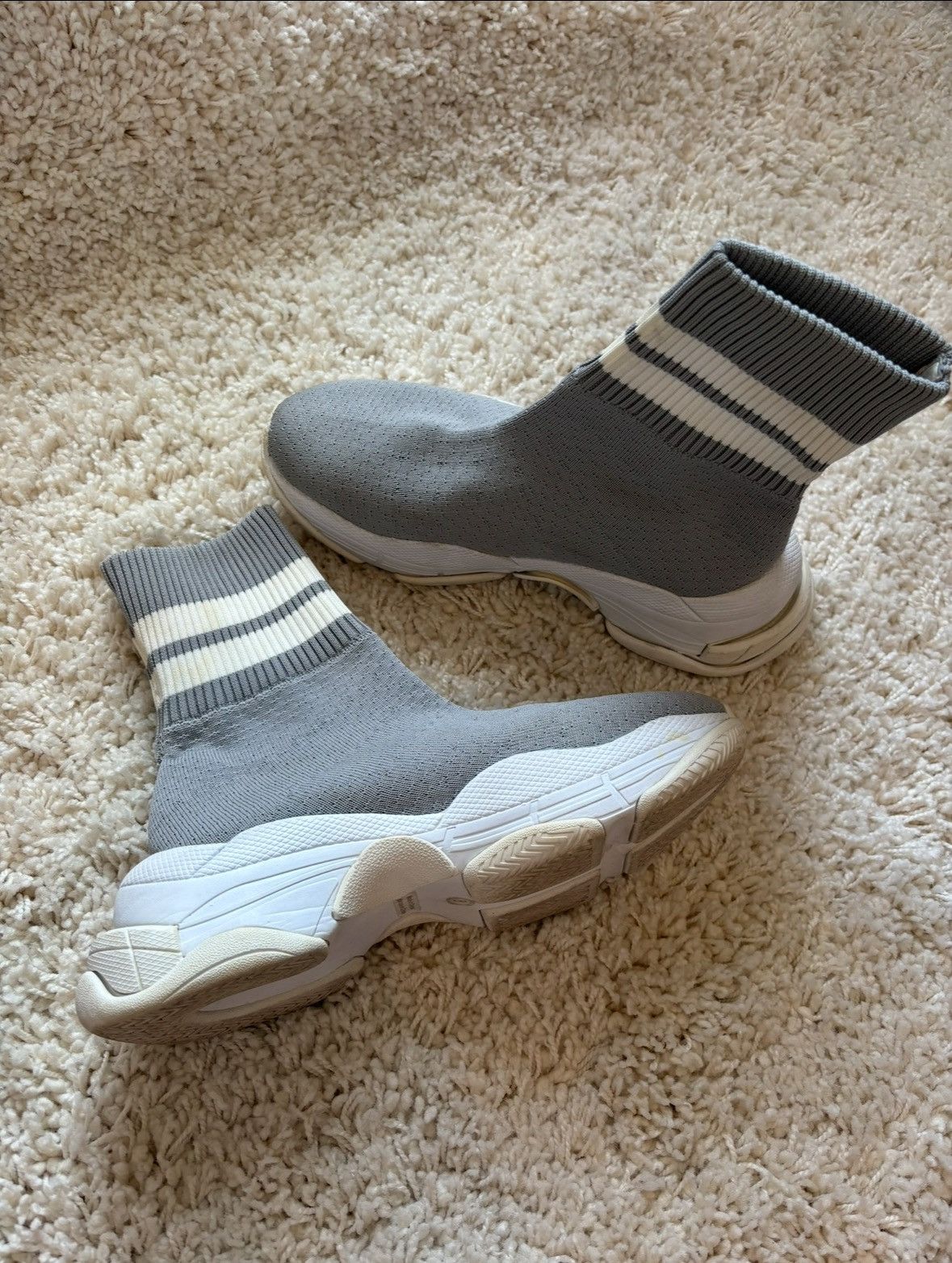 Jeffrey Campbell Jeffery Campbell Tekno High Top Knit Sneakers Size US 8 / IT 38 - 3 Thumbnail