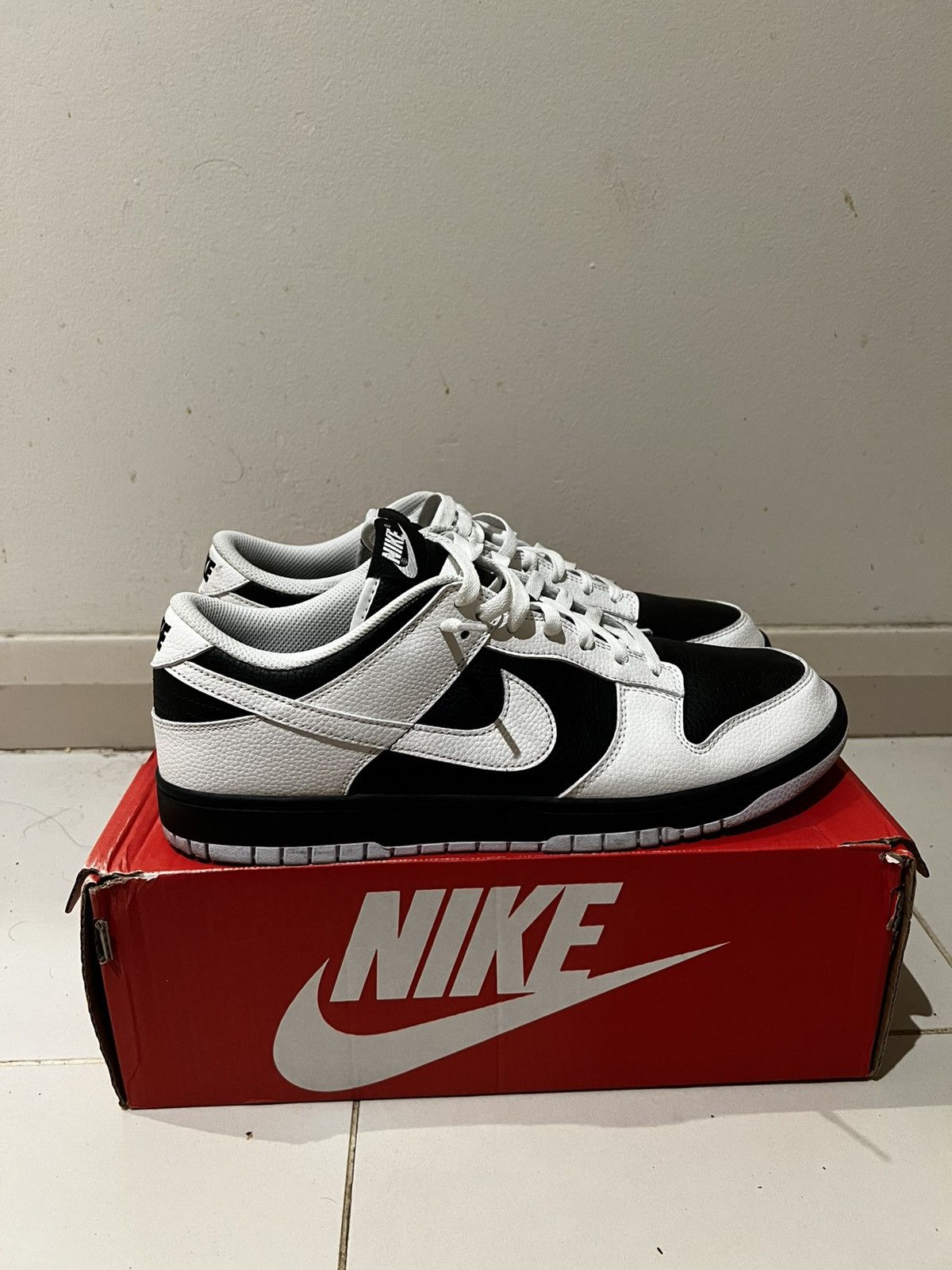 Nike Nike Dunk Low Retro ‘Reverse Panda’ Size US 13 / EU 46 - 5 Thumbnail