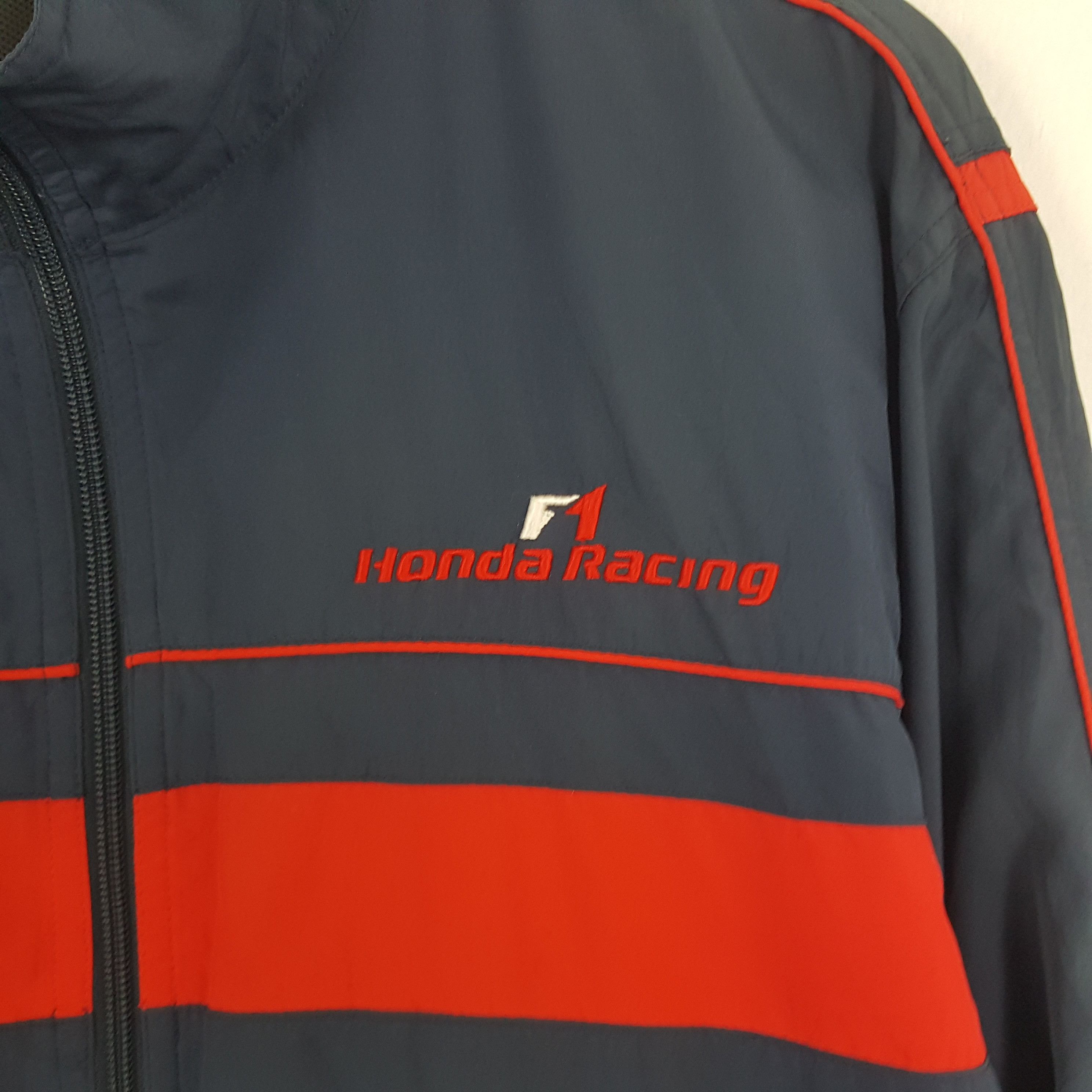 Honda × Japanese Brand × Vintage Vintage Honda Racing Windbreaker Jacket Size US L / EU 52-54 / 3 - 4 Thumbnail