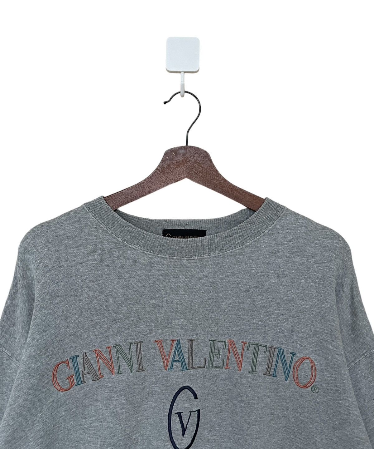 Valentino × Vintage Vintage Brand Gianni Valentino Multi Colour Sweatshirt 1990s Size US L / EU 52-54 / 3 - 3 Thumbnail