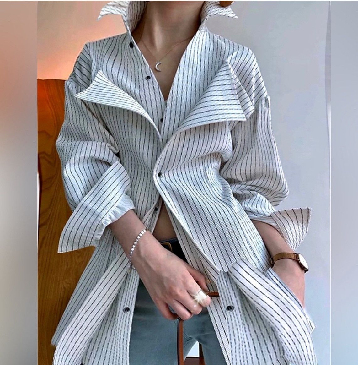 Designer × Other NWT, Lavishly Paris Women’s Elite Designer Layered Blazer Size M / US 6-8 / IT 42-44 - 17 Thumbnail