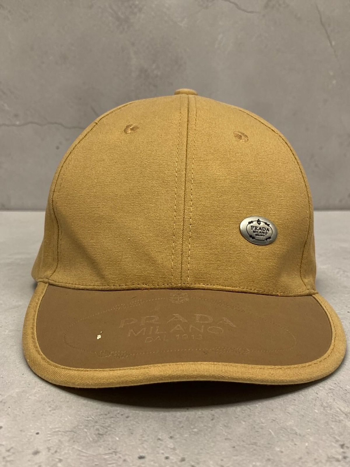 Prada Prada Milano Beige Hype Y2k Cap Size ONE SIZE - 5 Thumbnail