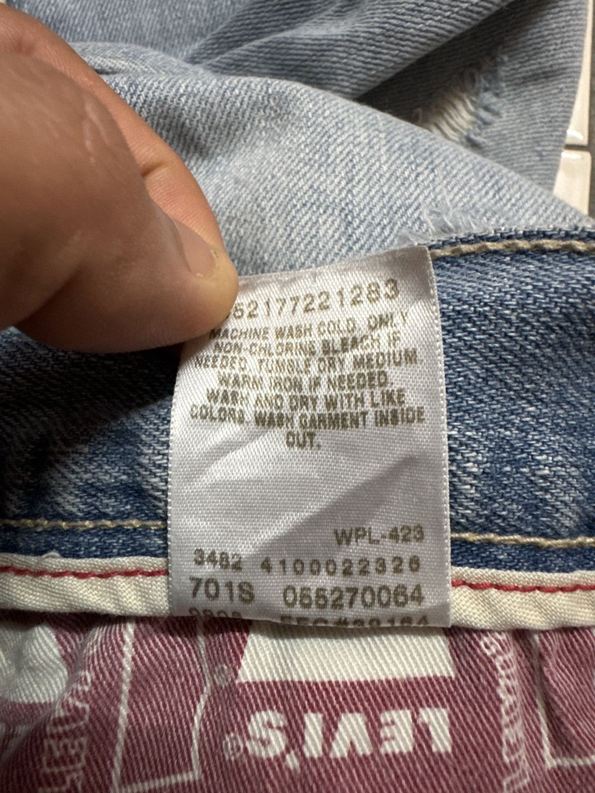 Levi's × Levi's Vintage Clothing × Vintage Vintage Levi's 527 Flared Bootcut Distressed Jeans Size US 33 - 19 Thumbnail
