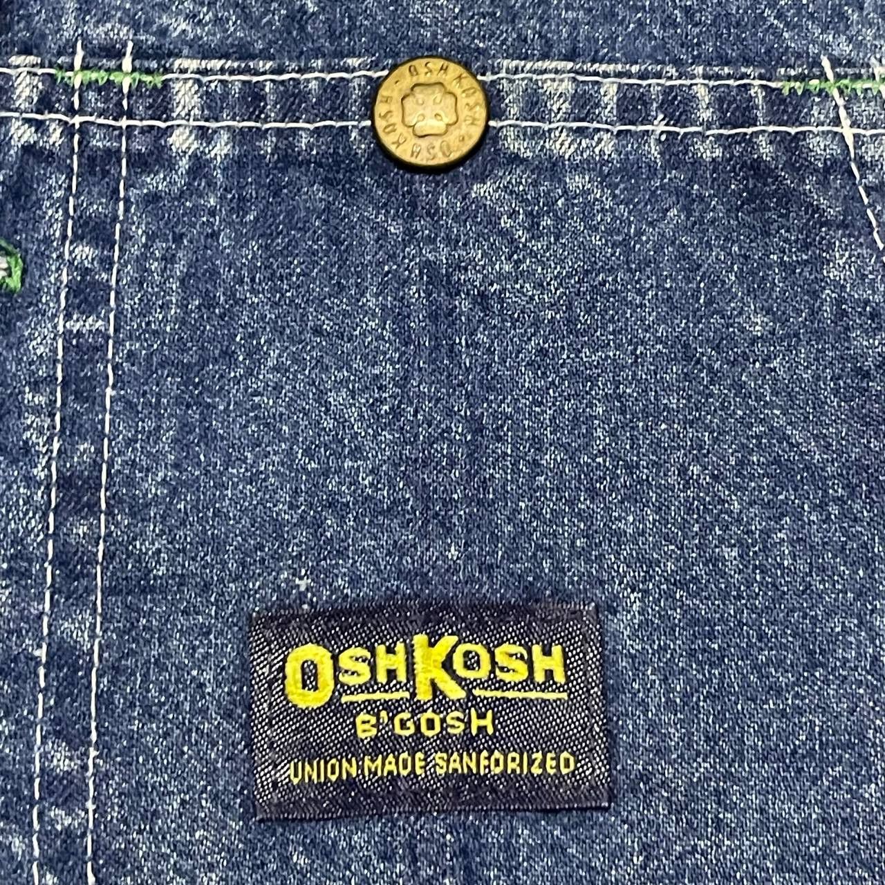 Oshkosh Vintage Oshkosh Bgosh Union Made Denim Overalls Size US 37 - 9 Thumbnail