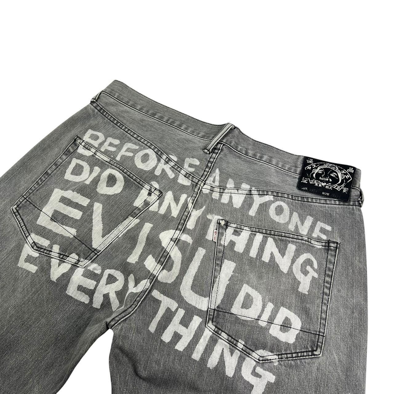 Evisu Vintage Evisu Jeans Gray - Waist: 38” Size US 38 / EU 54 - 3 Thumbnail