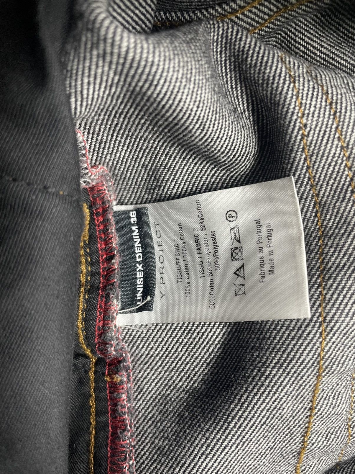 Y/Project 36-Y/Project Rhinestone Black Jeans Size US 36 / EU 52 - 6 Thumbnail