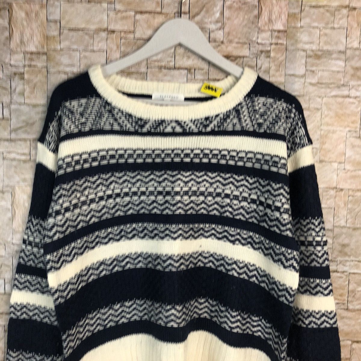 Homespun Knitwear 3 Can 4 Ono Dark Blue stripe Knitwear #A895 Size S / US 4 / IT 40 - 5 Thumbnail