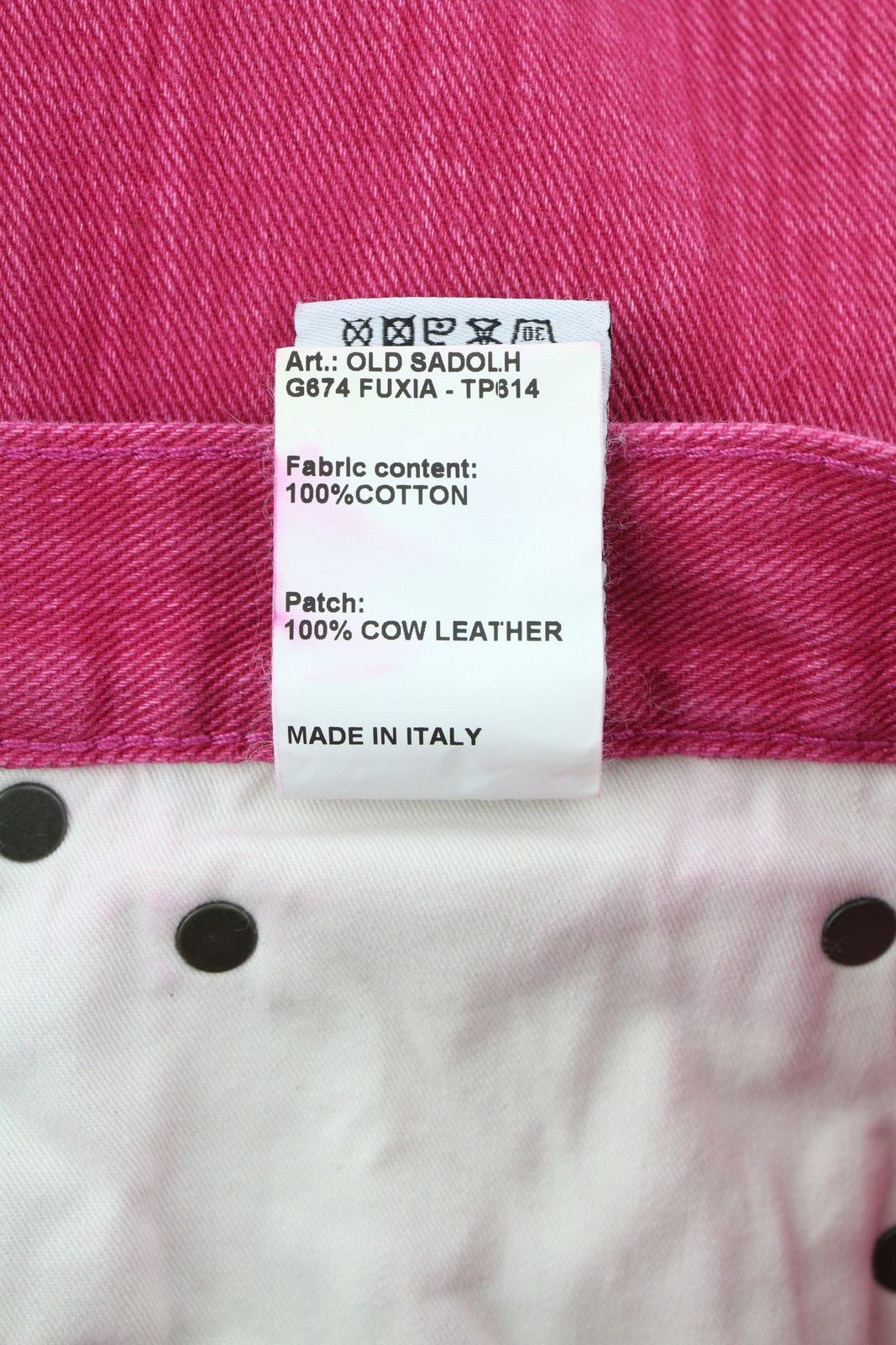 R13 DAMON PLEATED 27 Vivid Pink Flared Zip Fly Logo 85460 Size 27" / US 4 / IT 40 - 10 Thumbnail