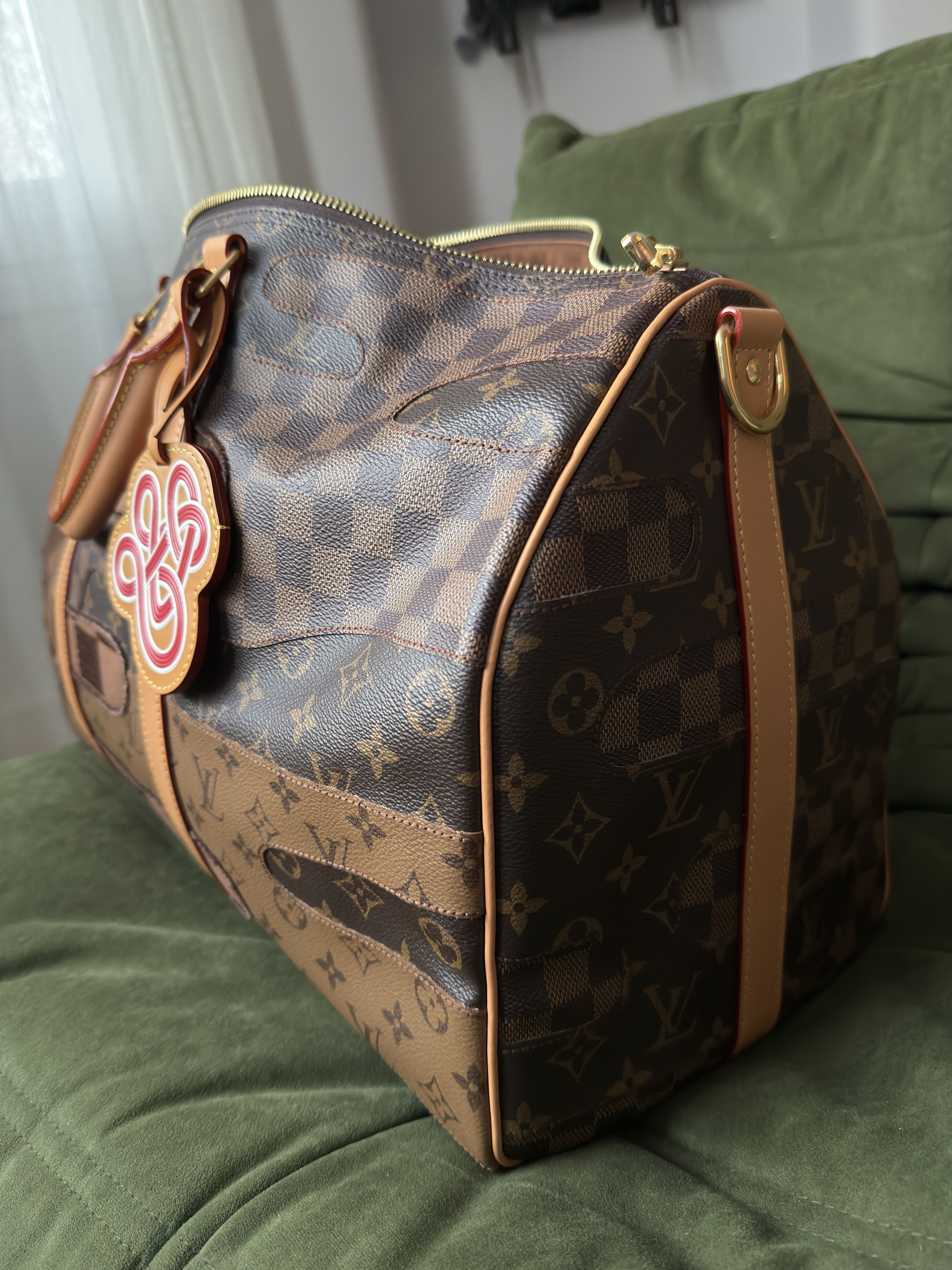 Louis Vuitton Louis Vuitton x Nigo Keepall Bandouliere 50 Canvas Size ONE SIZE - 11 Thumbnail
