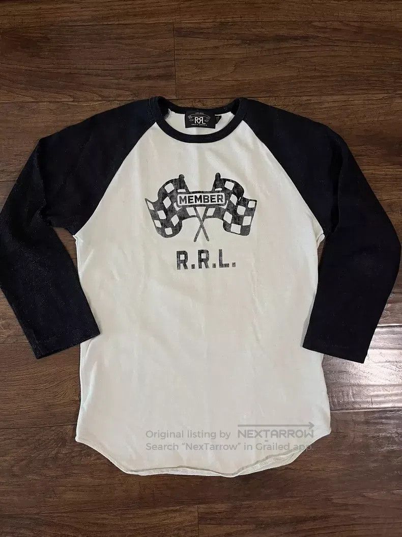 RRL Ralph Lauren RRL Ralph Lauren Premium old racing seven quarter sleeve T Size US S / EU 44-46 / 1 - 1 Thumbnail