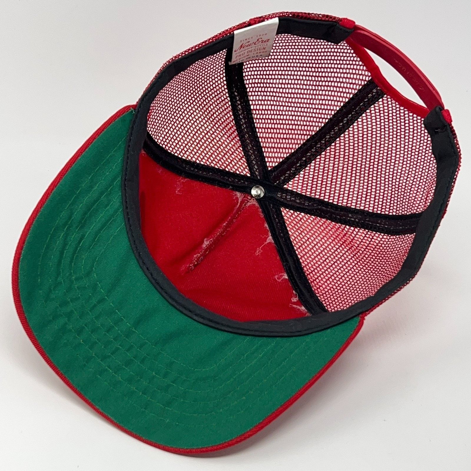 New Era Vintage 80s Arvada Excavating Trucker Hat Baseball Cap Red Size ONE SIZE - 4 Thumbnail