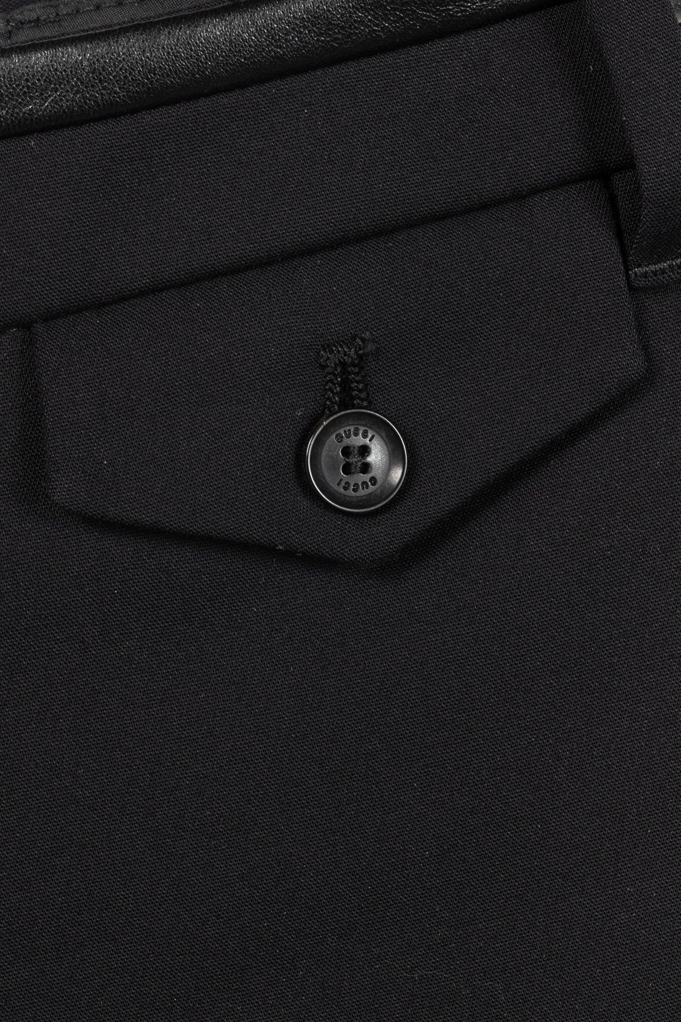 Gucci Gucci PF/13 Cotton-Blend Leather-Trim Cropped Riding Pants Size 26" / US 2 / IT 38 - 6 Thumbnail