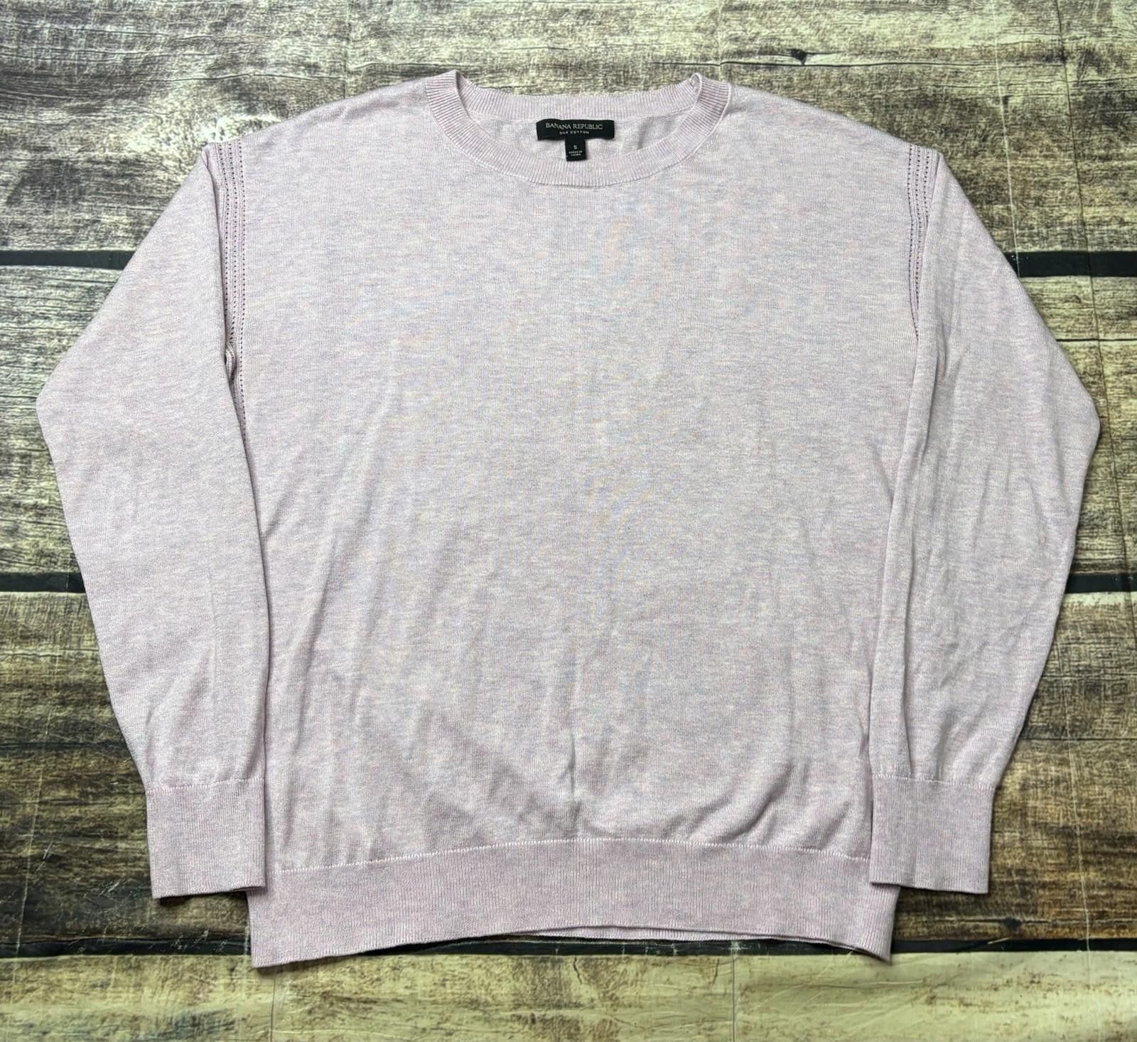 Banana Republic Banana Republic Sweater Mens Small Silk Cotton Crew Neck Size US S / EU 44-46 / 1 - 1 Thumbnail