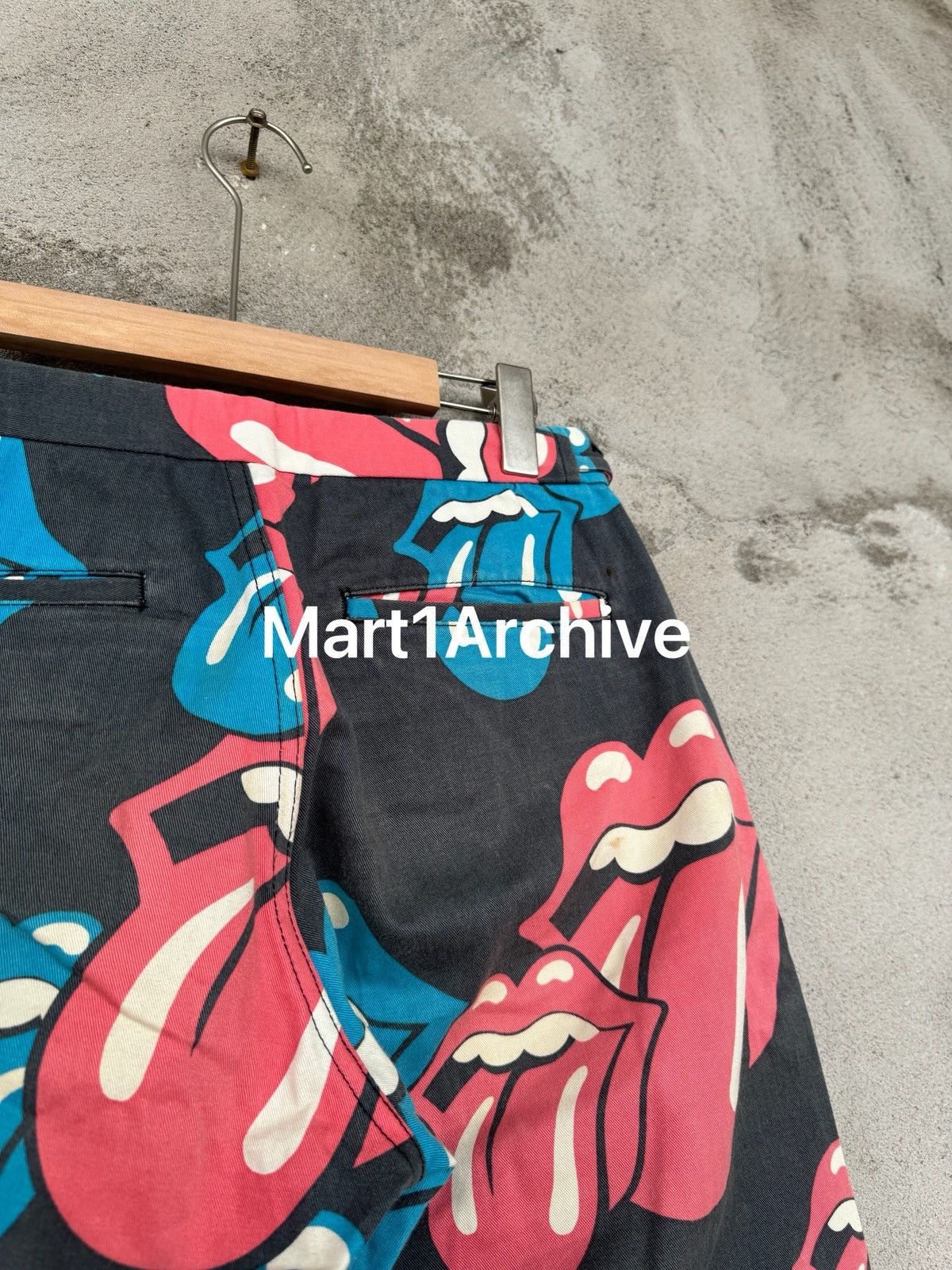 Comme des Garcons Comme Des Garçons 06SS Homme Plus Rolling Stones Print Pants Size US 32 / EU 48 - 7 Thumbnail