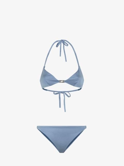 Fendi o1w1db10325 FXBH60 Swimsuit in Blue Size S / US 4 / IT 40 - 1 Thumbnail