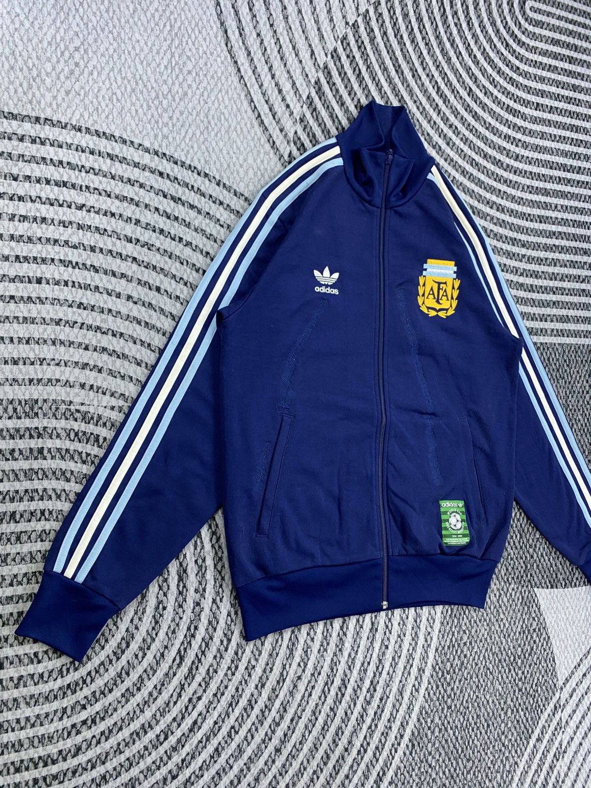 Adidas Vintage Adidas Maradona Hand Of God 3 Striped Jacket Size US M / EU 48-50 / 2 - 3 Thumbnail