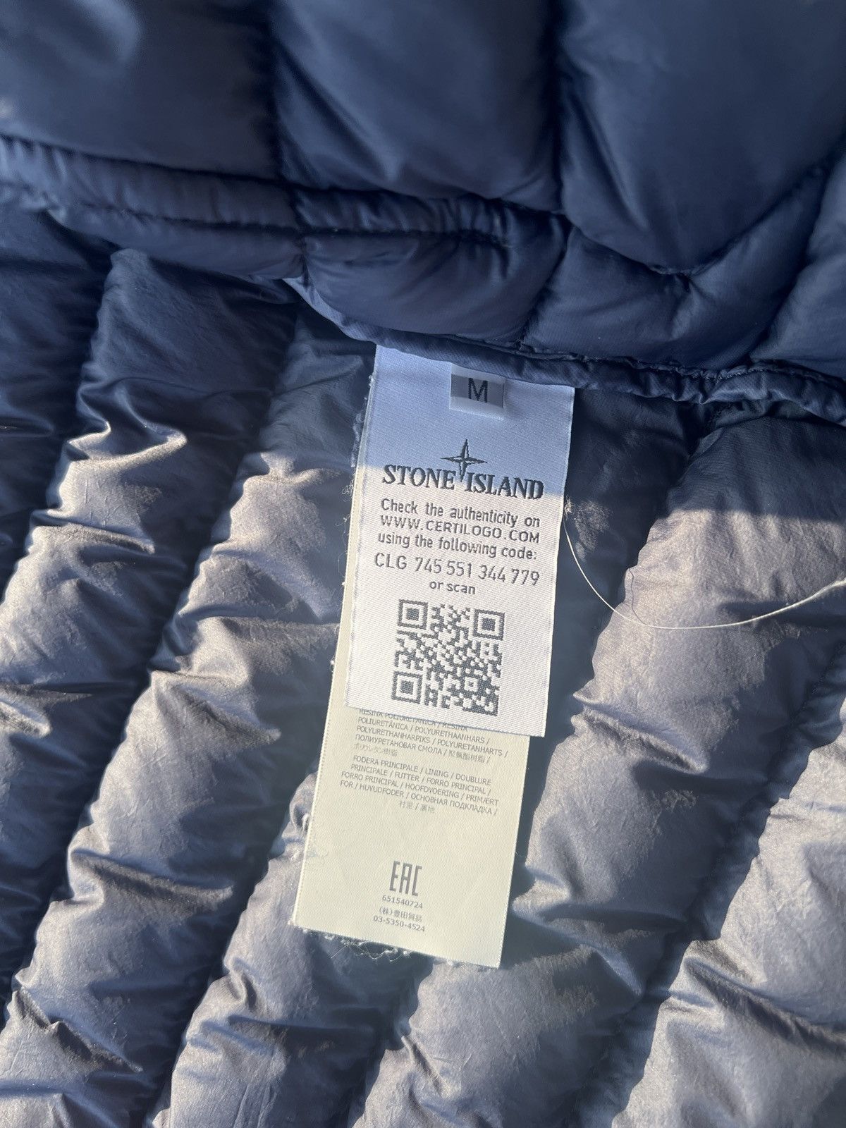 Stone Island Stone Island Garment Dyed Micro Yarn Down jacket Size US M / EU 48-50 / 2 - 8 Thumbnail