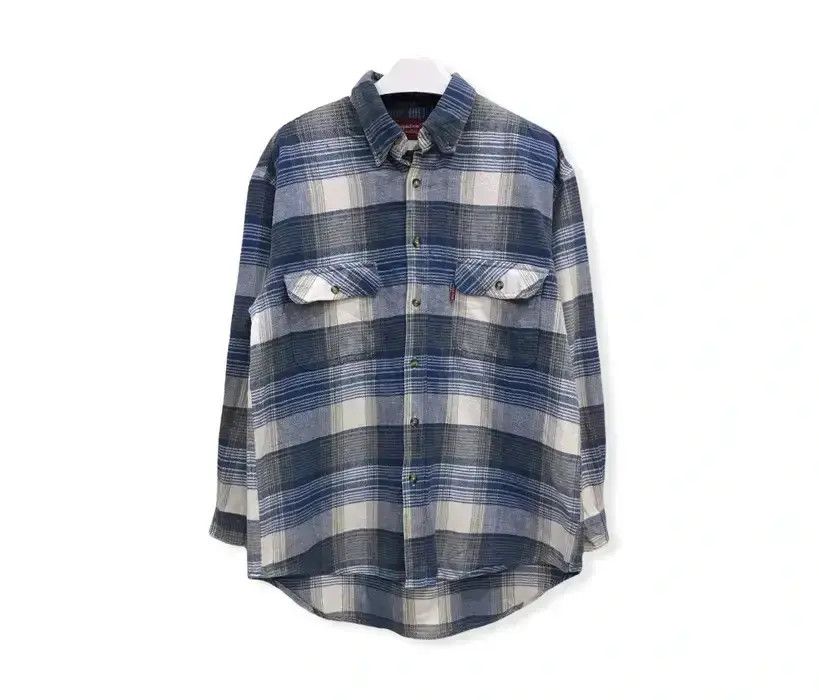 Flannel Vintage Ralph Eton Plaid Tartan Flannel Shirt Size US M / EU 48-50 / 2 - 1 Thumbnail