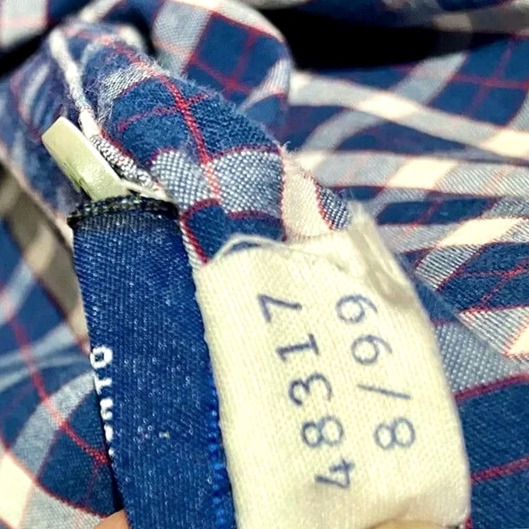 Tommy Hilfiger VINTAGE Tommy Jeans Shirt XXL Button-Up Check 90s Preppy Blue White Red Cotton Men's Size US XXL / EU 58 / 5 - 3 Thumbnail