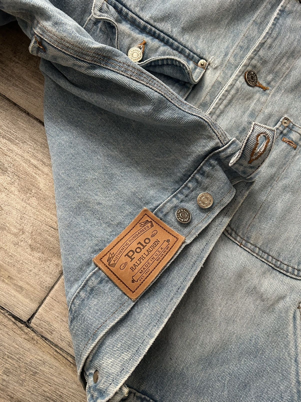 Polo Ralph Lauren Vintage Polo Ralph Lauren Denim Jacket 90’s Size US M / EU 48-50 / 2 - 4 Thumbnail