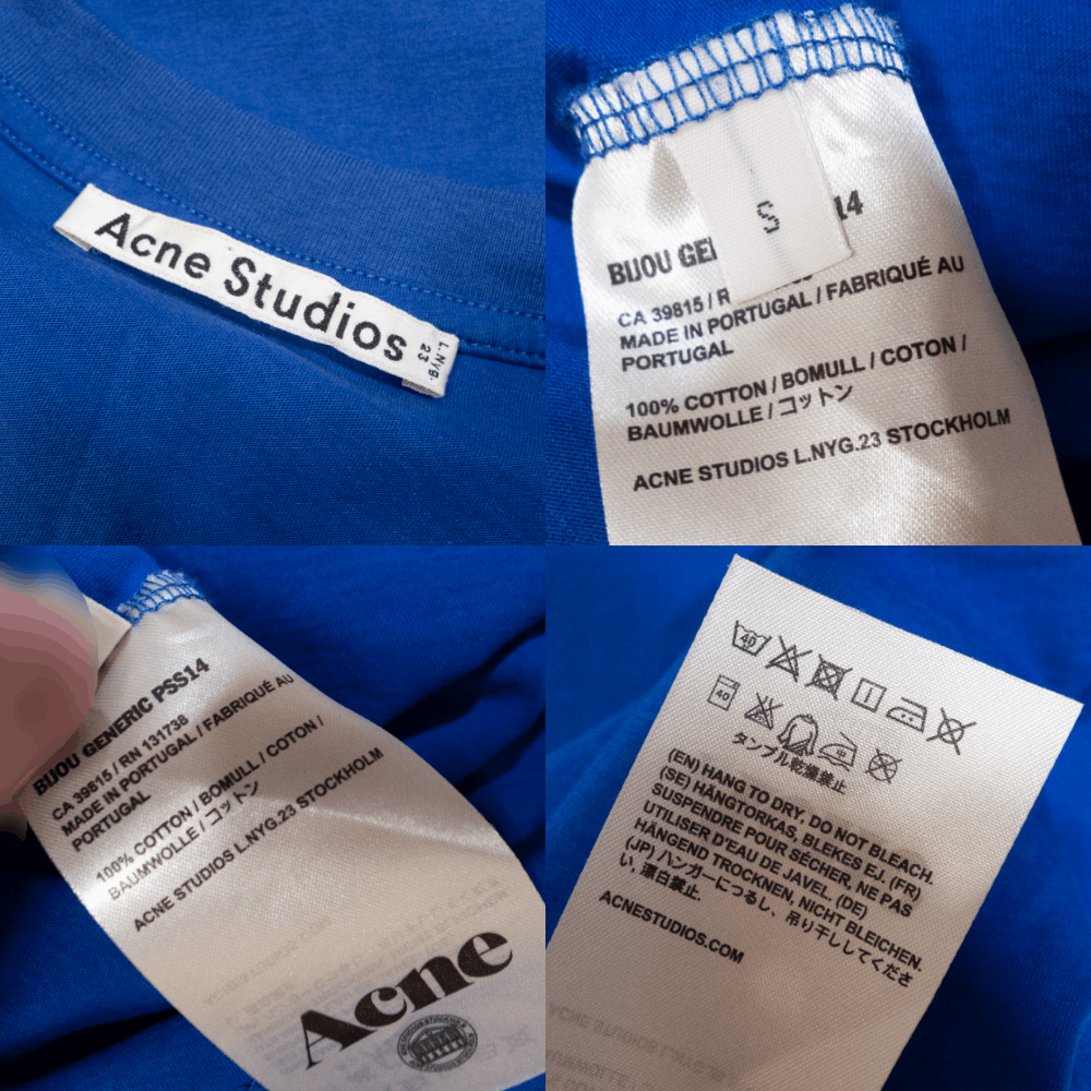 Acne Studios Buou Generic PSS14 T-Shirt Size US S / EU 44-46 / 1 - 7 Thumbnail
