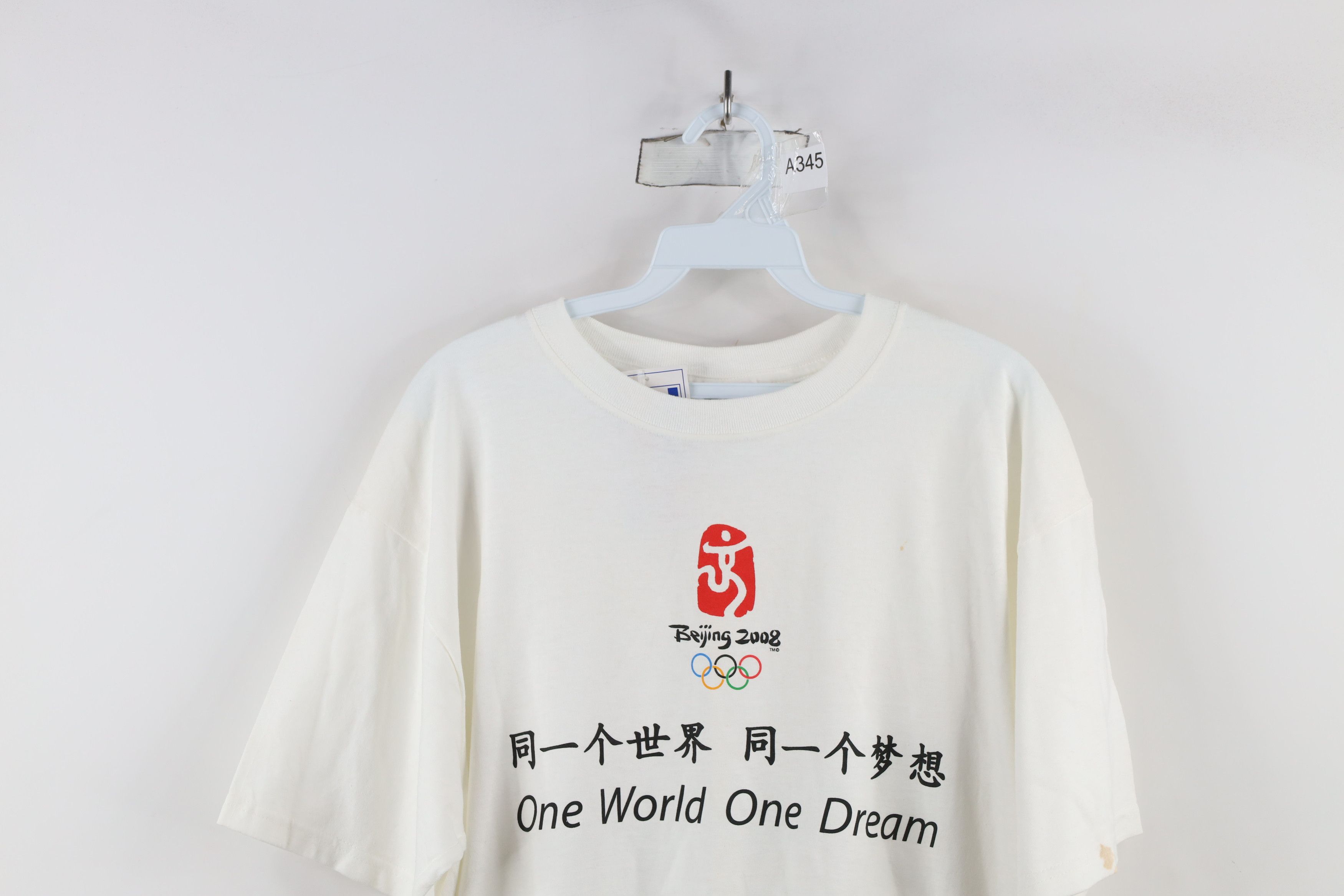 Vintage Deadstock Vintage Y2K 2008 Olympics One World T-Shirt Size US L / EU 52-54 / 3 - 2 Thumbnail