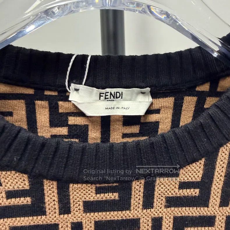 Fendi Fendi All-over Printed Knit Sweater Size XS / US 0-2 / IT 36-38 - 7 Thumbnail