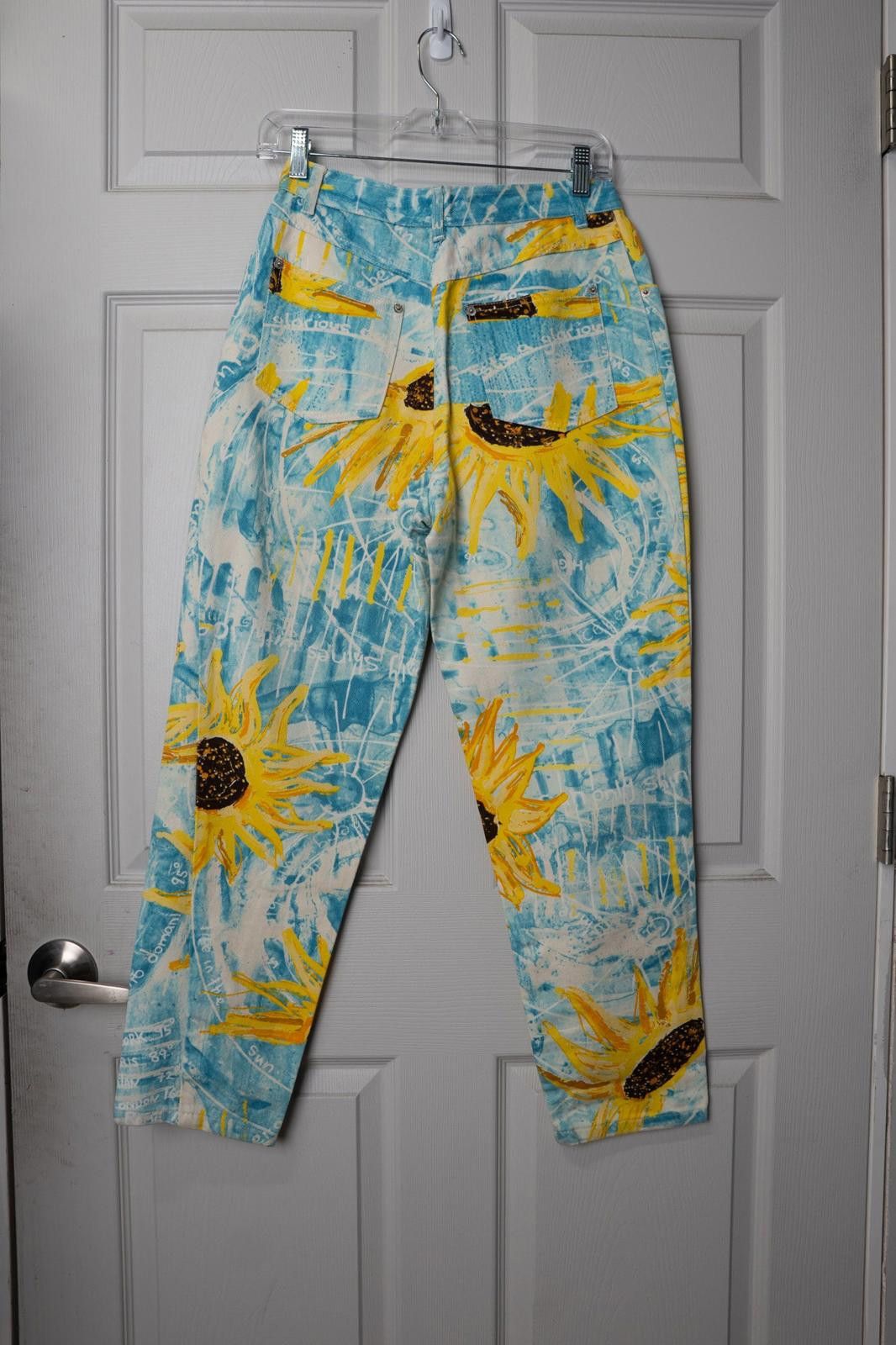Iceberg 90's Iceberg Sunflower denim Straight-Leg-Pant Size 26" / US 2 / IT 38 - 2 Thumbnail