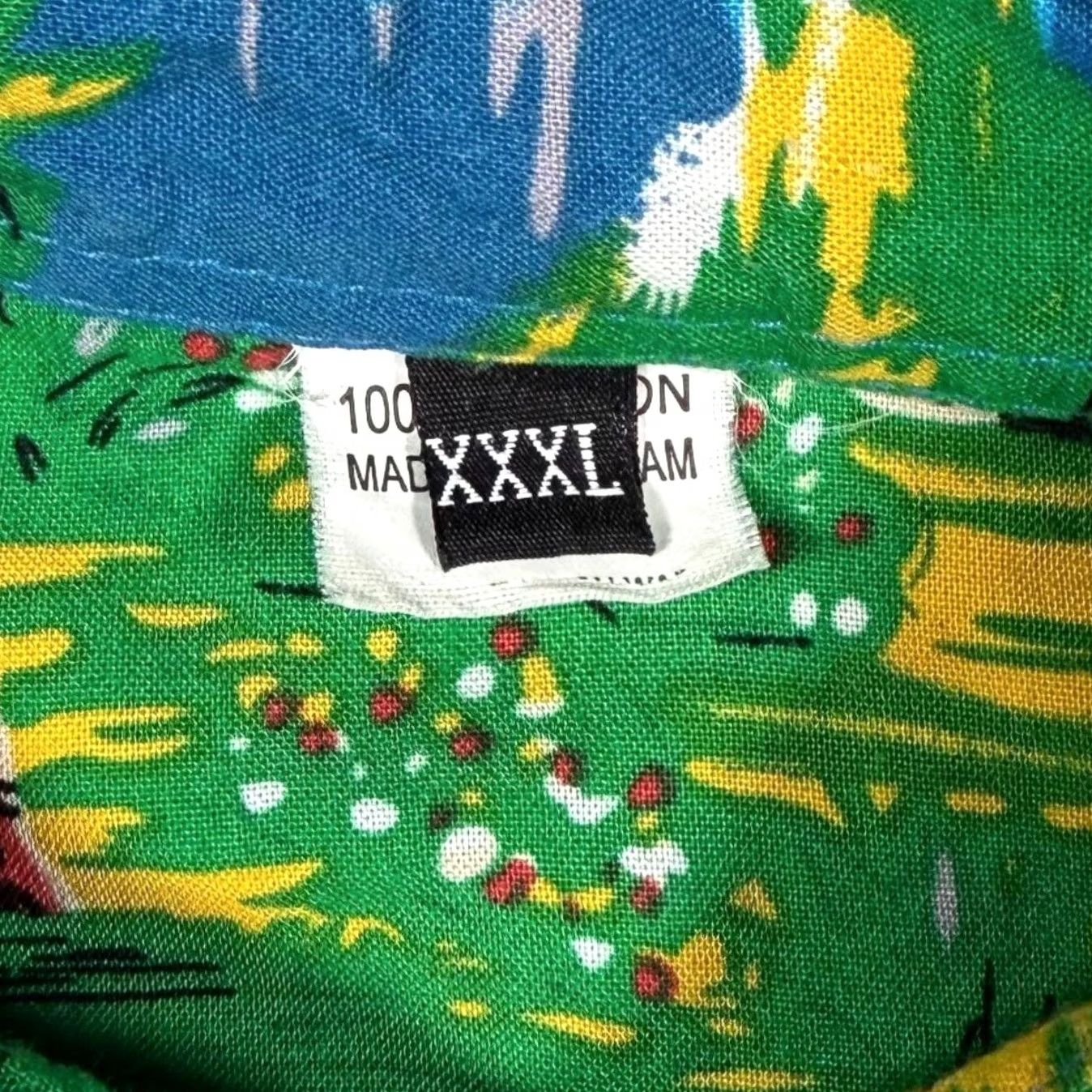 Vintage VINTAGE Unbranded Hawaiian Shirt Short Sleeve Button-Up Men M Multicoloured Floral Patterned Cotton Surfer Theme Hawaiin Made In Vietnam Size US M / EU 48-50 / 2 - 3 Thumbnail