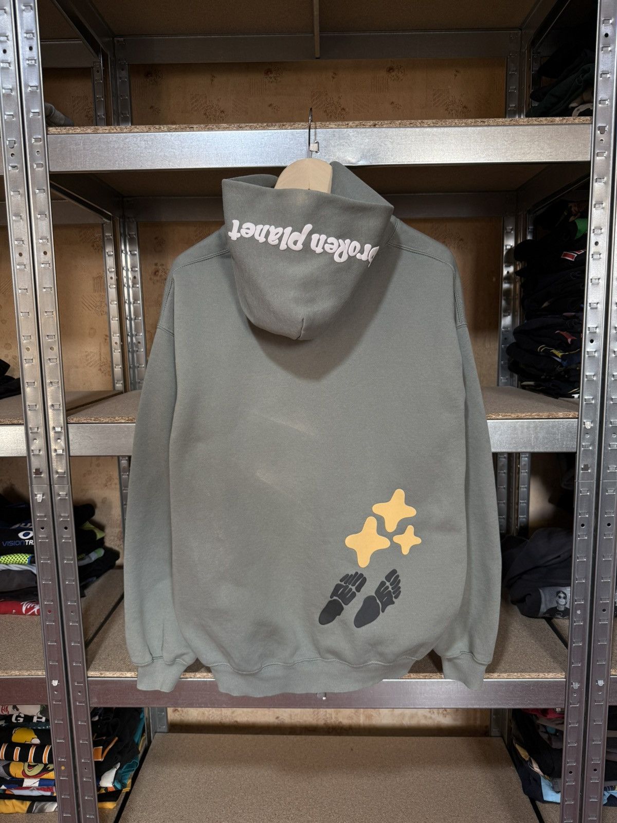 Broken Planet × Designer Rare Broken Planet Space Trails Rap Hoodie Y2K Hype Size US XL / EU 56 / 4 - 2 Thumbnail