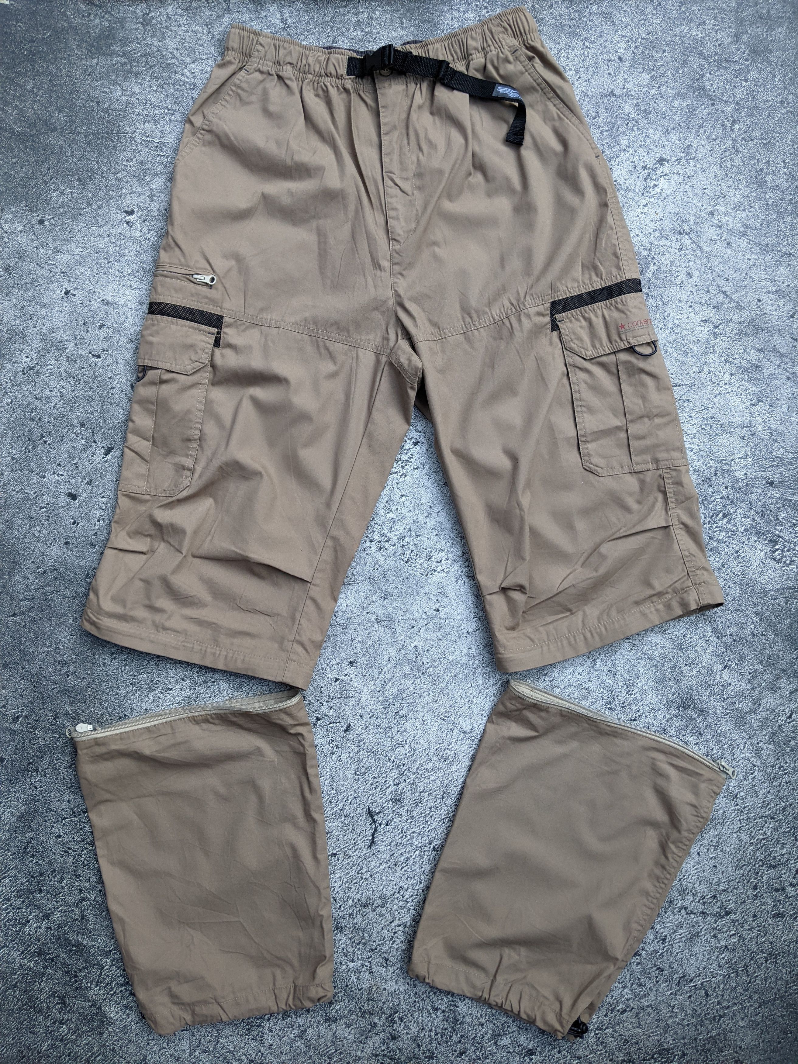 Converse Y2k Converse Convertible Cargo Pants Size US 32 / EU 48 - 2 Thumbnail