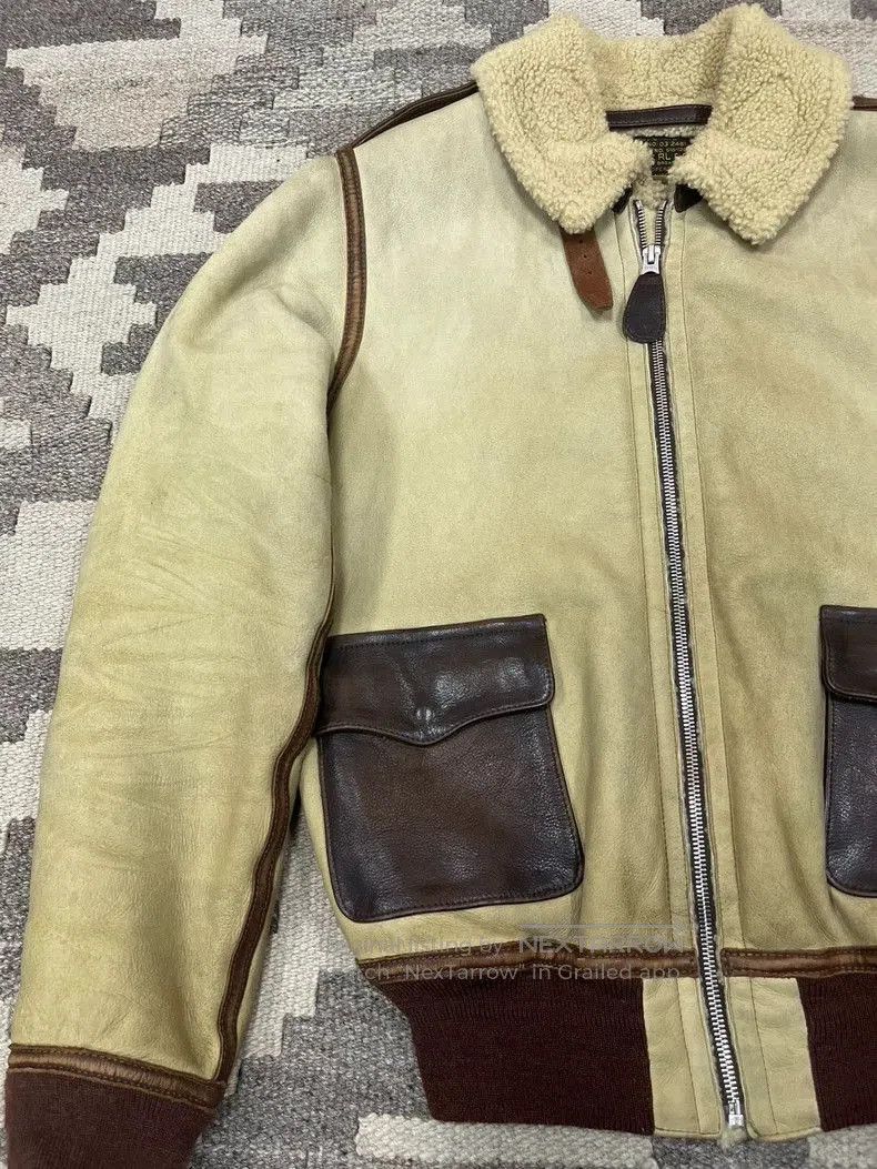RRL Ralph Lauren Ralph Lauren RRL Shearling Leather Vest. Size US XS / EU 42 / 0 - 2 Thumbnail
