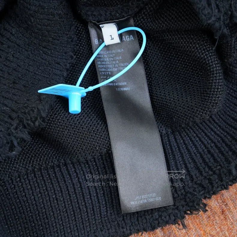 Balenciaga Balenciaga High-Neck Sweater Size US S / EU 44-46 / 1 - 5 Thumbnail