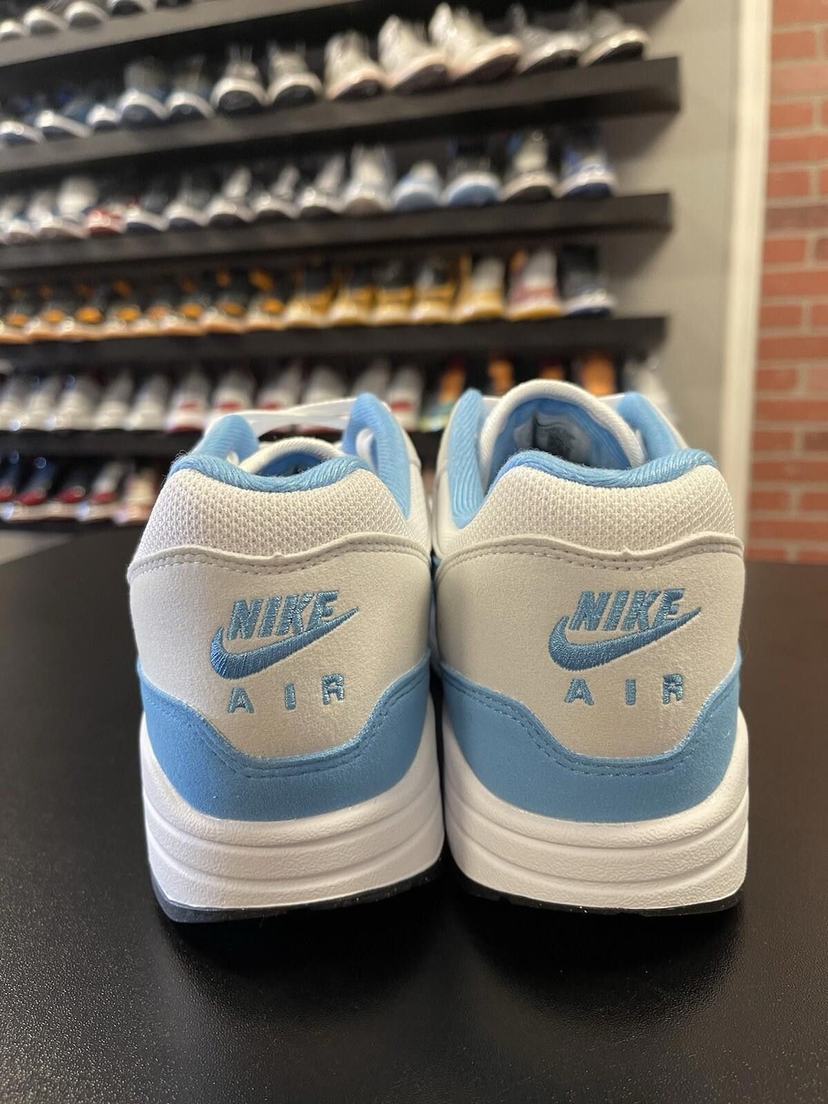 Nike Size 10 - Nike Air Max 1 Shoes 'White University Blue' Size US 10 / EU 43 - 4 Thumbnail
