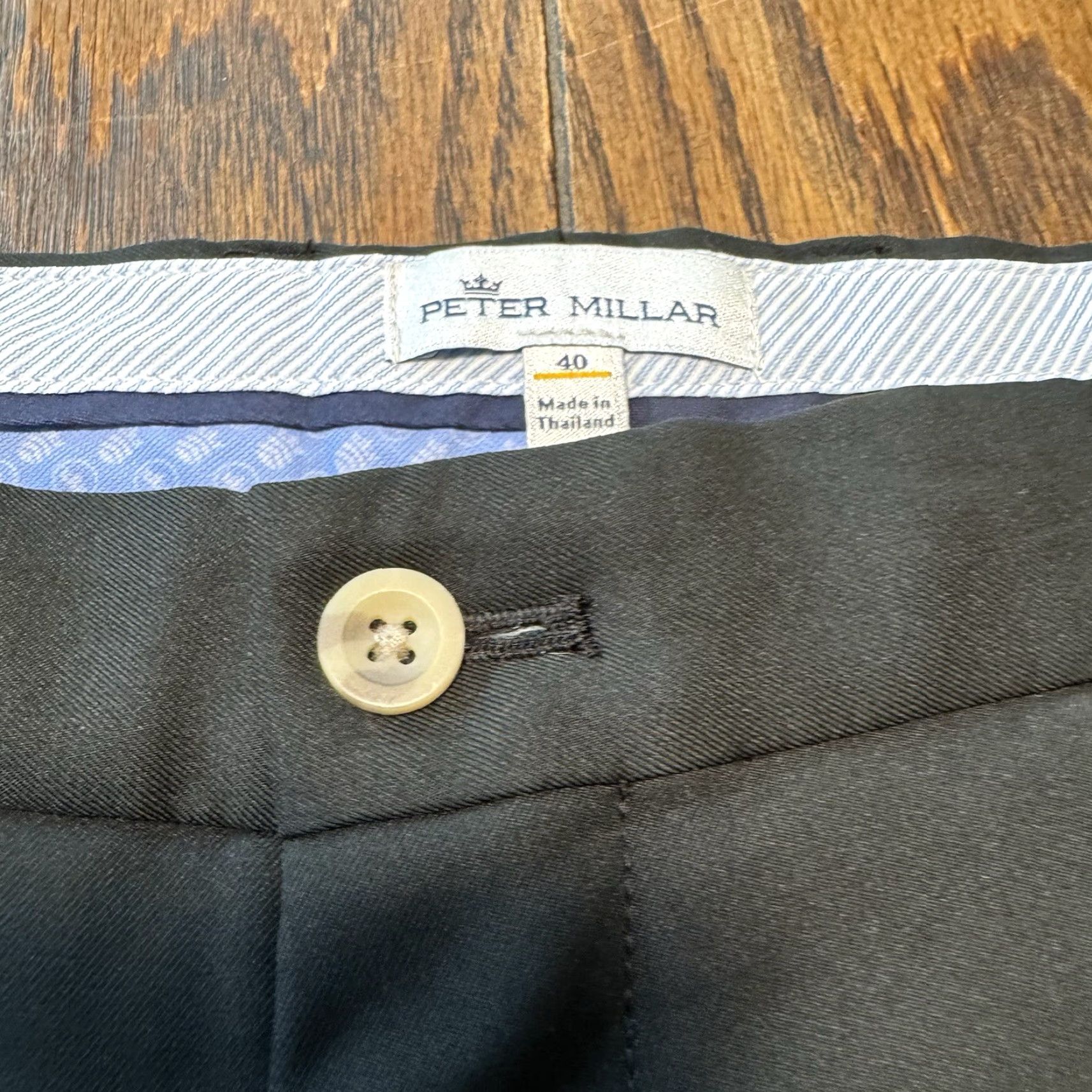 Peter Millar Peter Millar Mens Performance Golf Shorts Size 40 Black Size US 40 / EU 56 - 2 Thumbnail