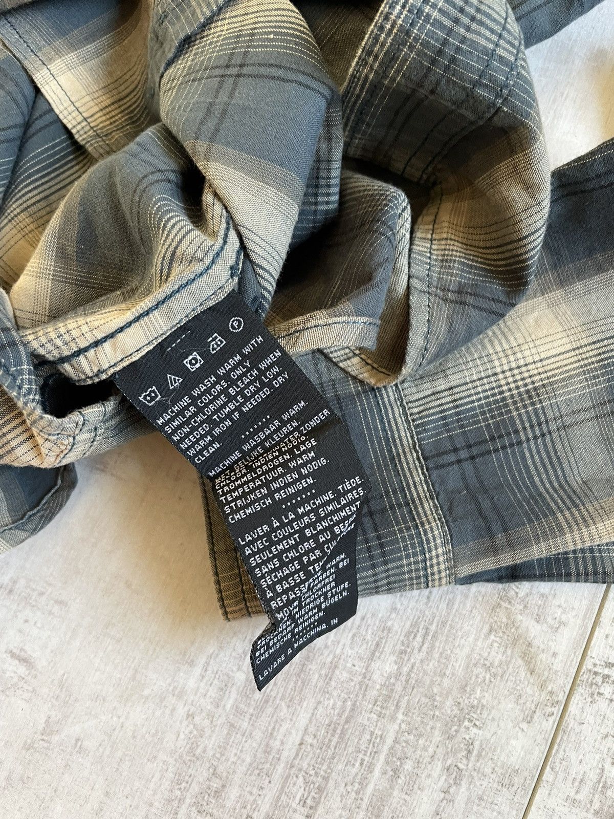 Harley Davidson × Japanese Brand Vintage Harley Davidson Flannel Shirt Button Up Size US S / EU 44-46 / 1 - 10 Thumbnail