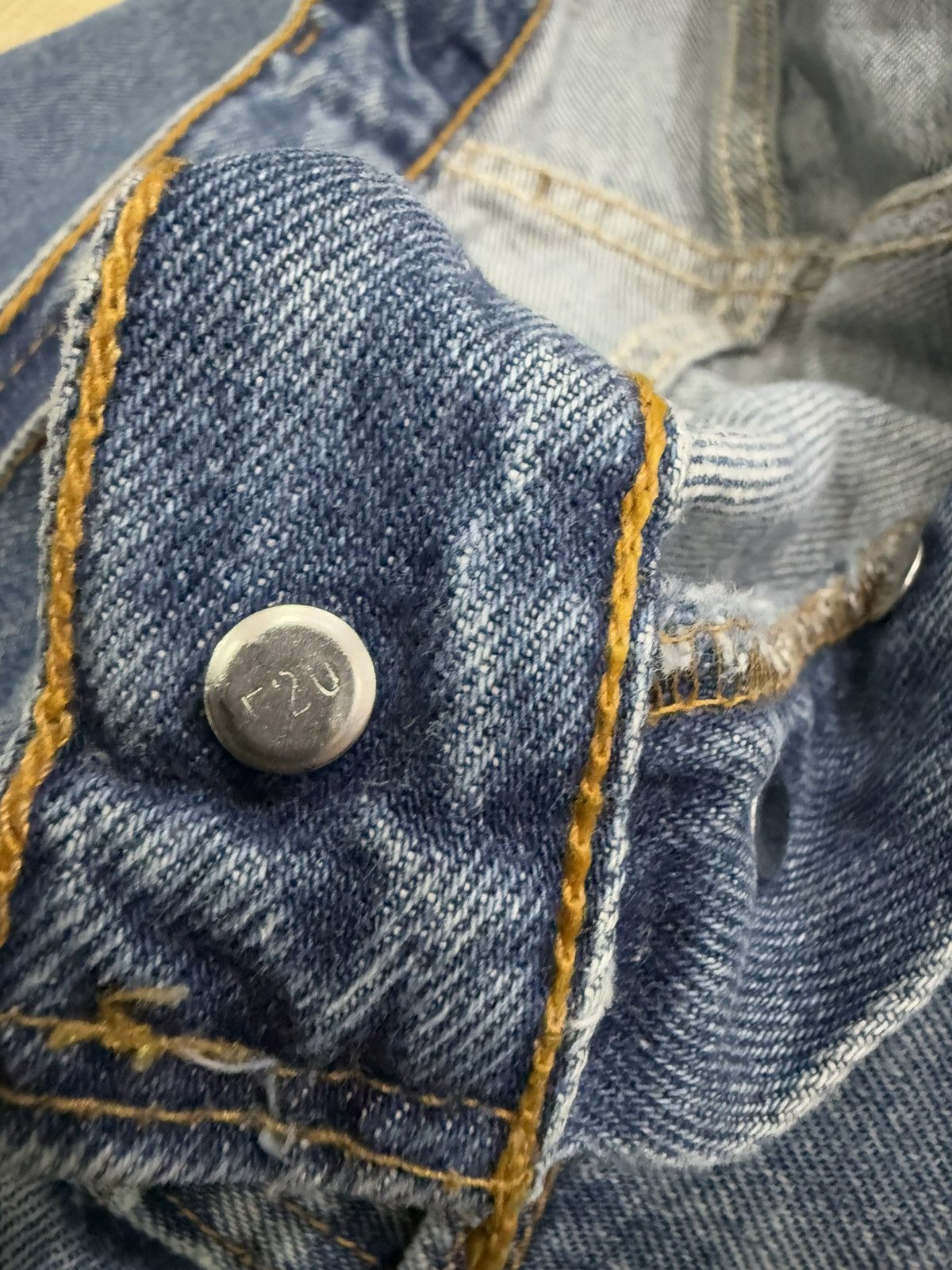Levi's VINTAGE 90s LEVI’S 501 DISTRESSED JEANS Size US 30 / EU 46 - 10 Thumbnail