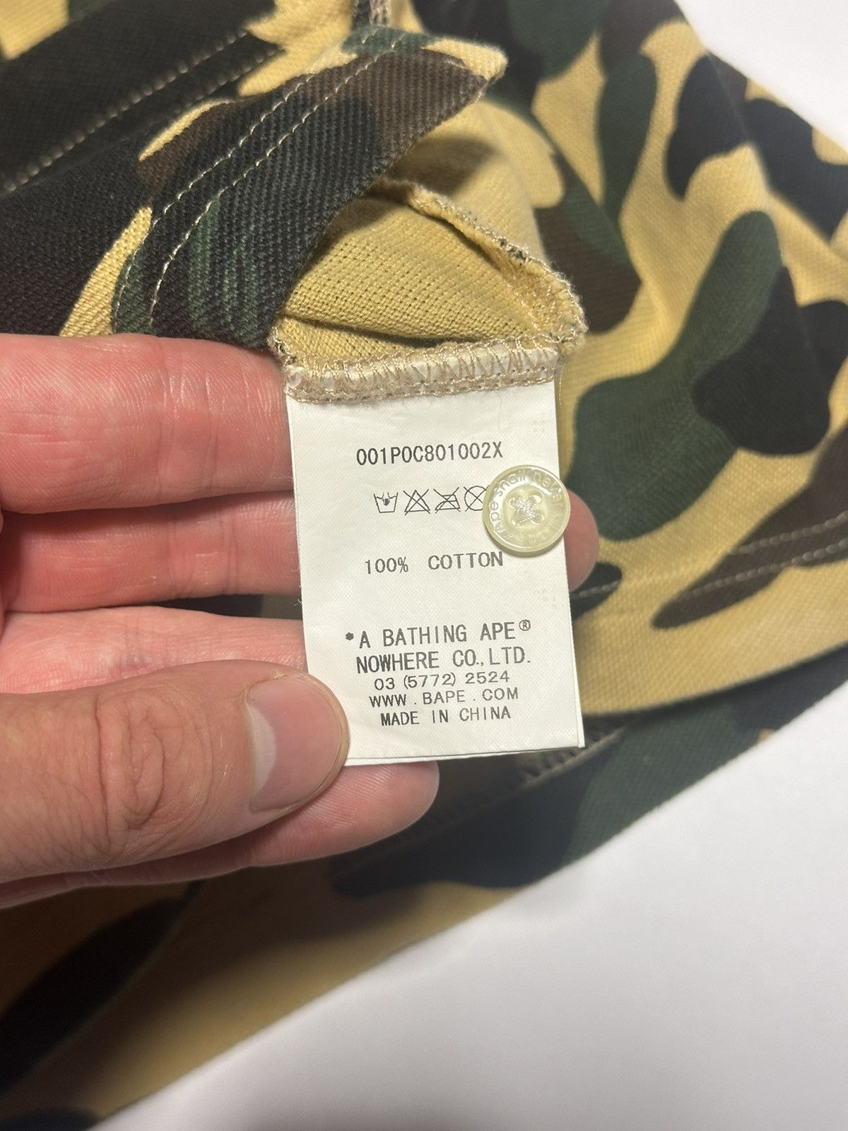 Bape A Bathing Ape Polo Shirt Size US XL / EU 56 / 4 - 6 Thumbnail