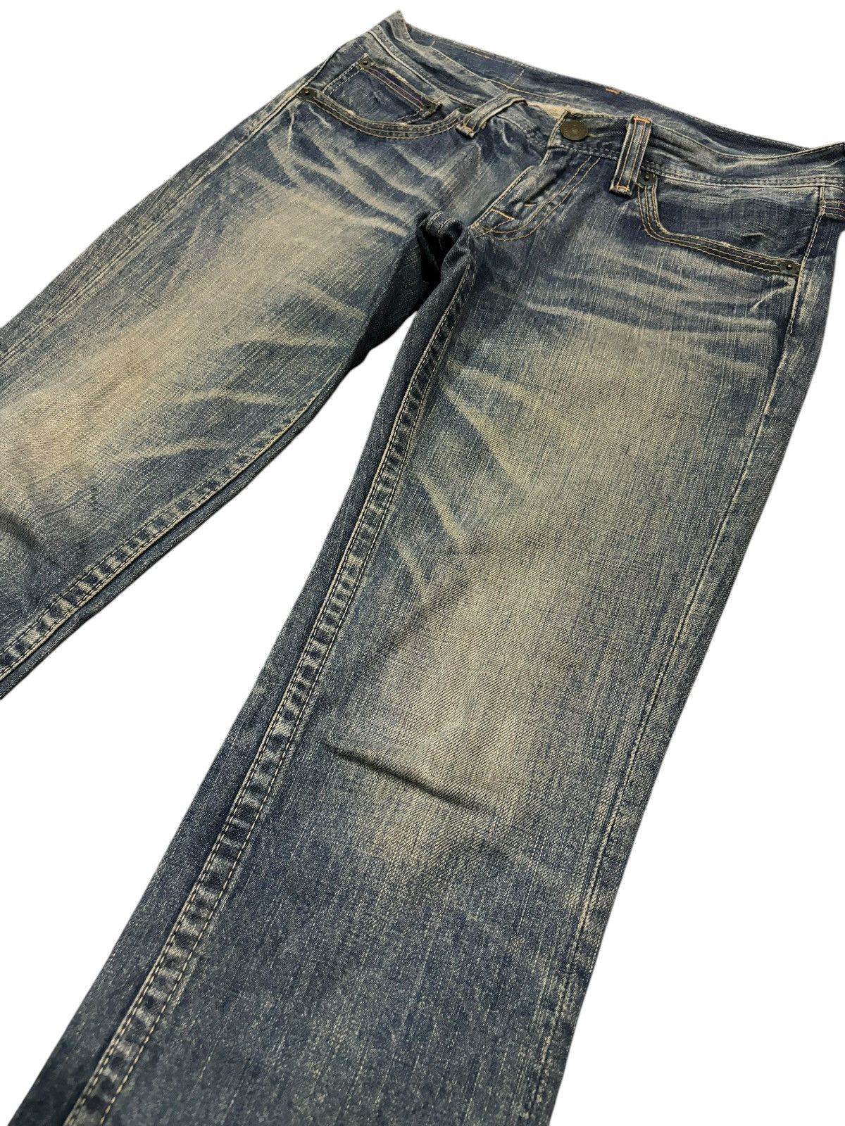 Levi's × Vintage Y2k Vintage Levi’s Japan Faded Cropped Cut Jeans Size US 28 / EU 44 - 3 Thumbnail