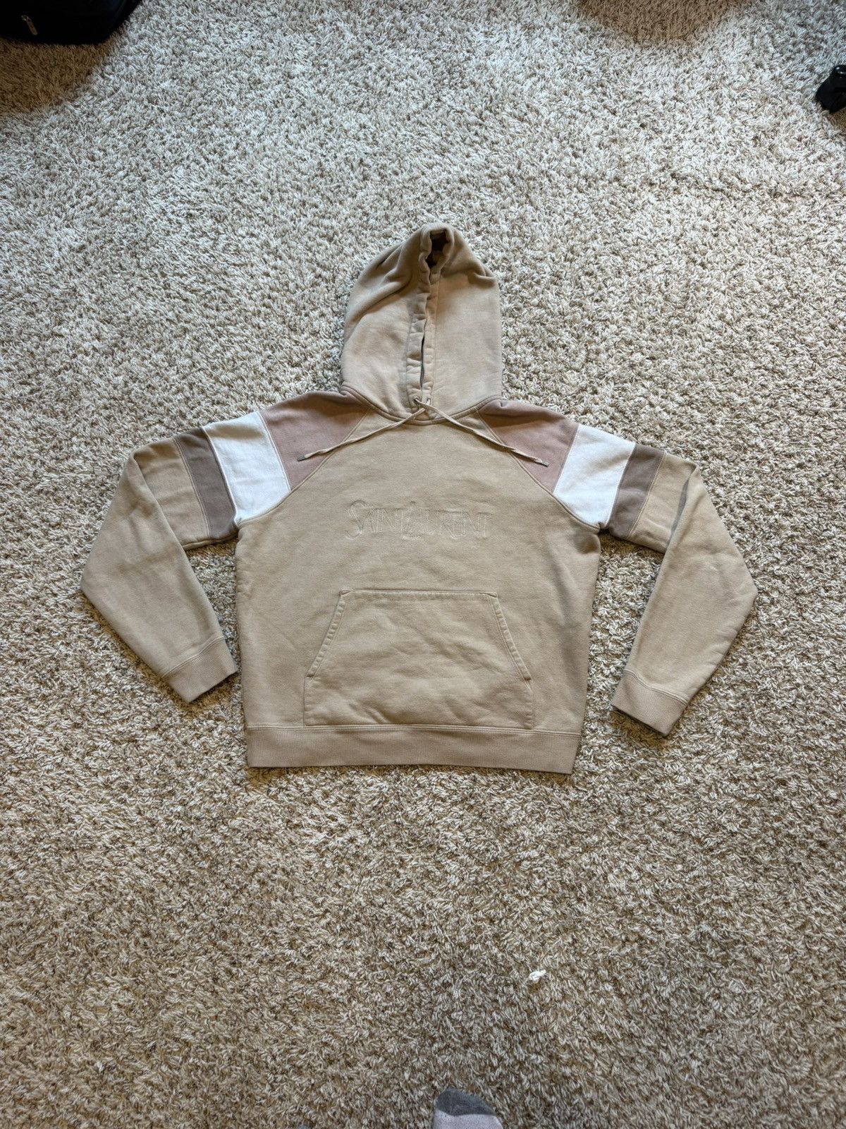 Saint Laurent Paris Saint Laurent Paris Logo Hoodie Size US S / EU 44-46 / 1 - 1 Thumbnail