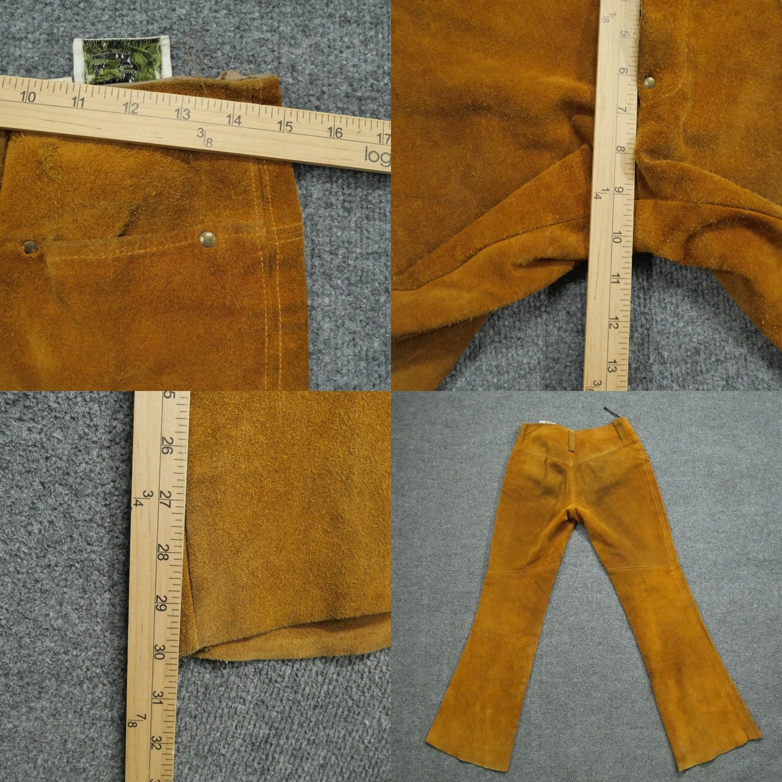 Vintage VINTAGE Jorgens Leather Design Pants Womens 8 30x30 Brown Suede Western 60s Bootcut Size 30" / US 8 / IT 44 - 9 Thumbnail