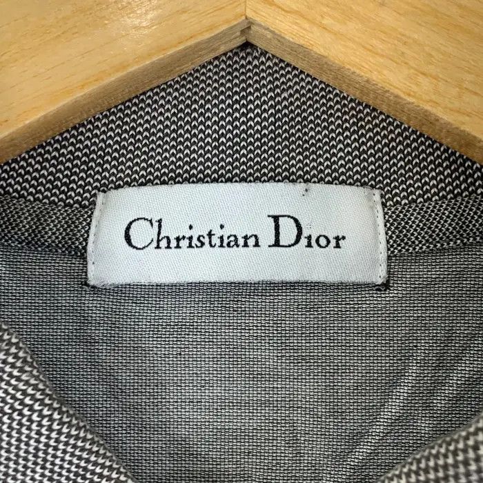 Vintage Vintage 90’ CHRISTIAN DIOR PARIS CD Pocket Polo Tee Shirt Size L / US 10 / IT 46 - 6 Thumbnail
